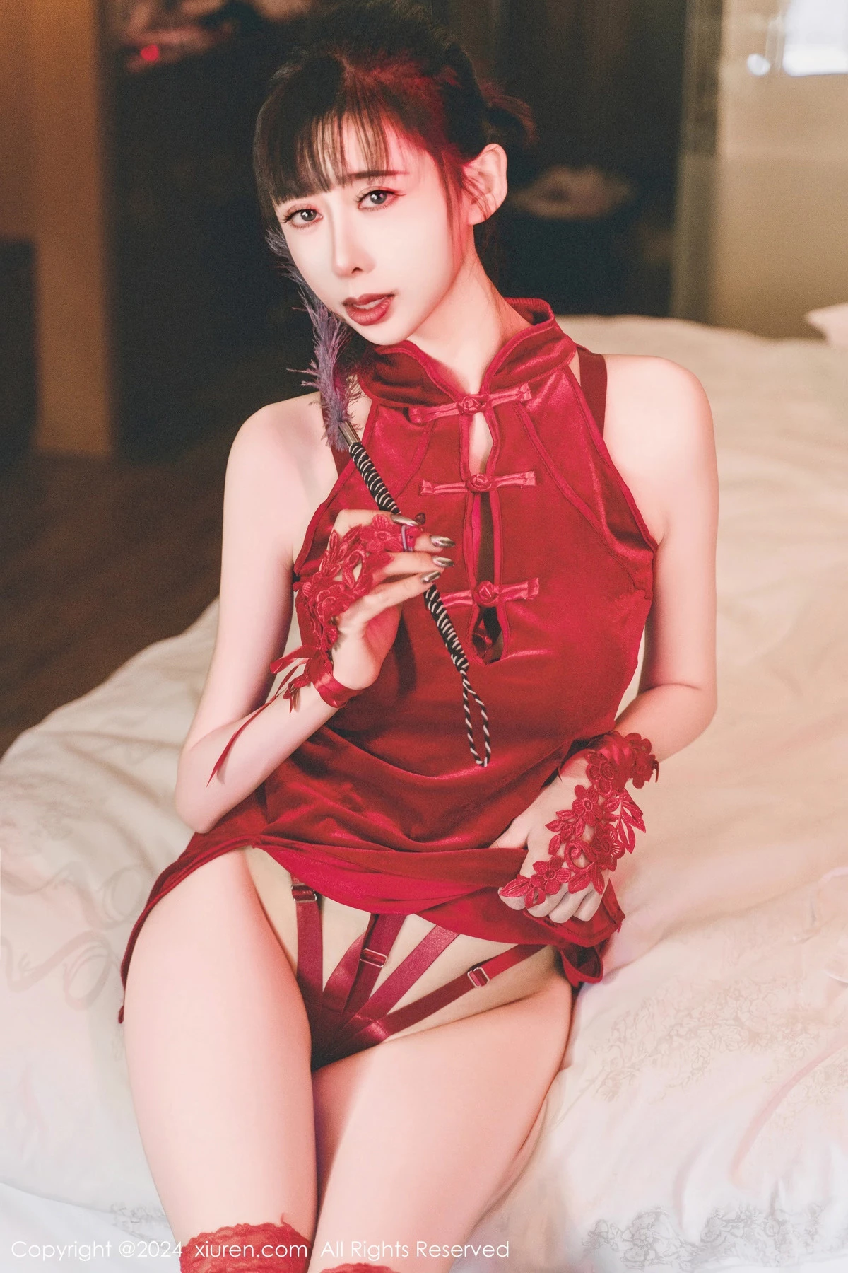 [XiuRen秀人网] 2024.02.01 No.8047 宝宝甜 新人旗袍 [64P] NO.5