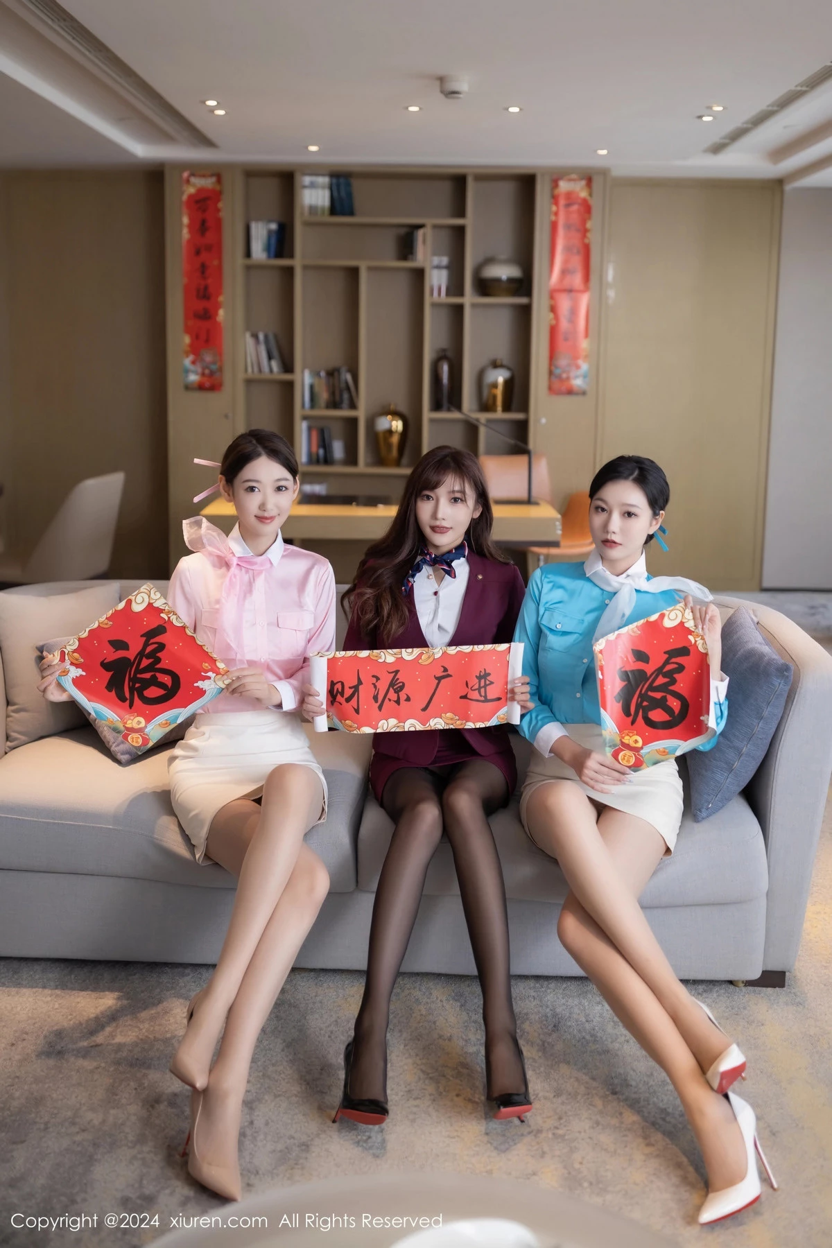 [XiuRen秀人网] 2024.02.07 No.8088 陆萱萱＆安然anran＆唐安琪 模特合集 [80P] NO.2