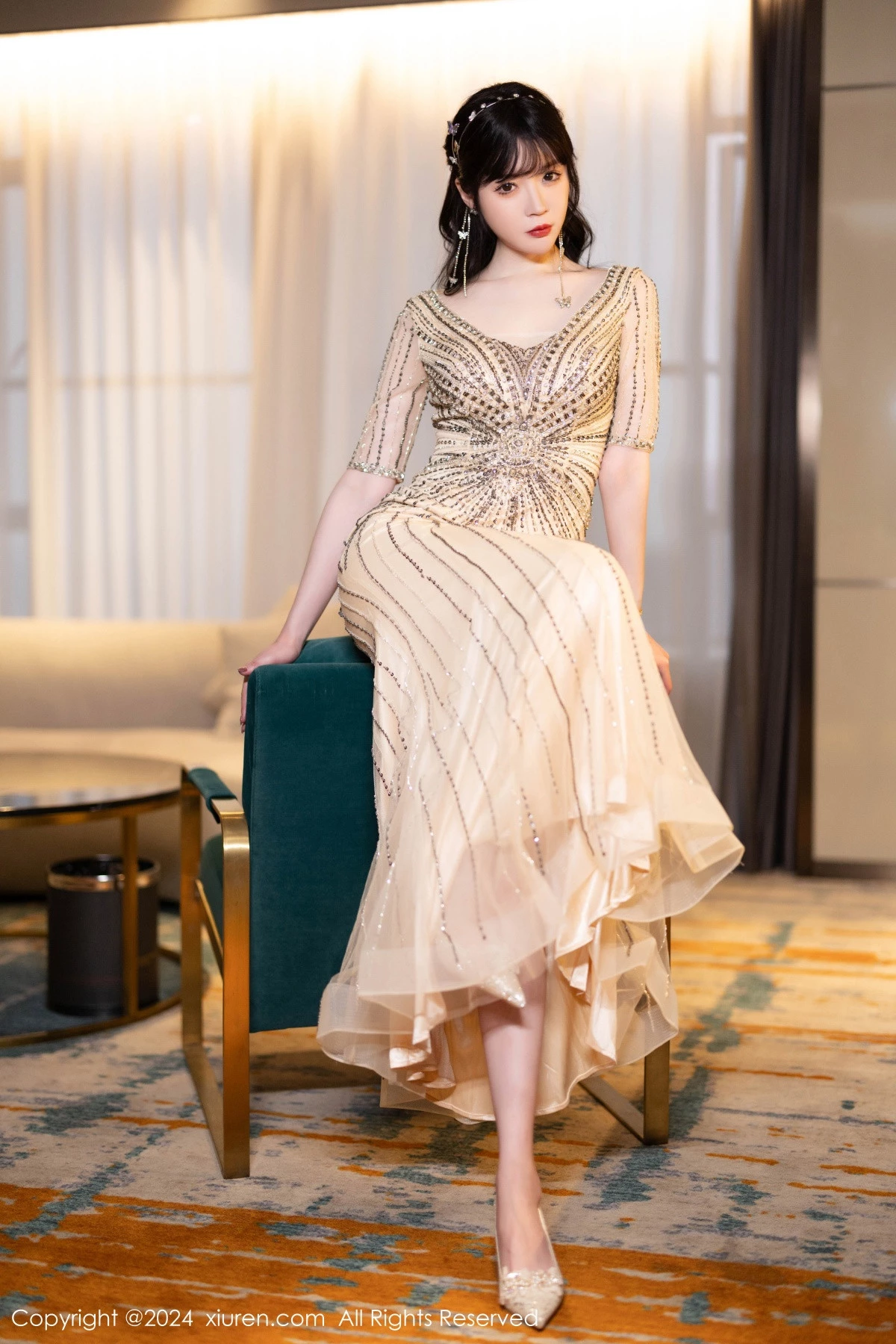 [XiuRen秀人网] 2024.01.24 No.8014 梦心玥 长裙美腿 [84P] NO.12