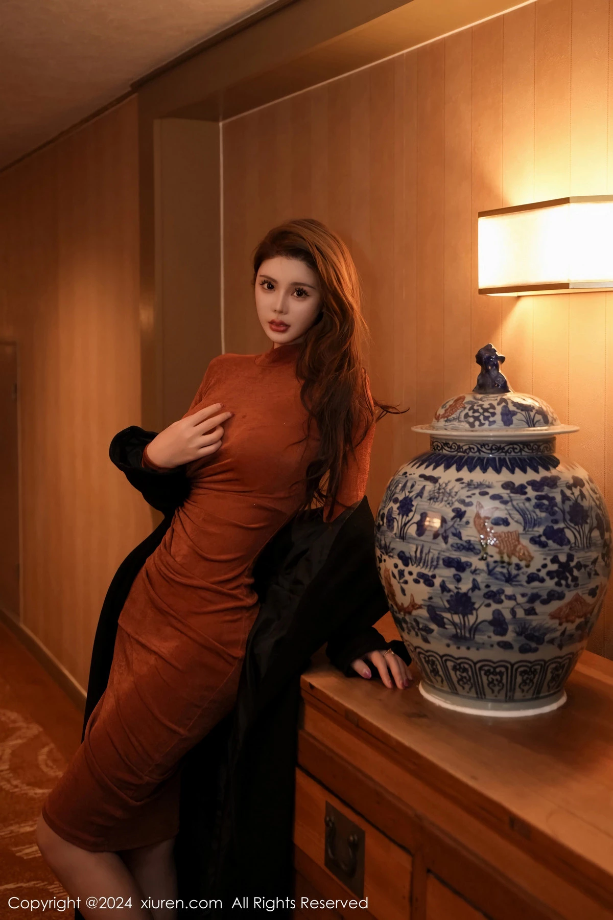 [XiuRen秀人网] 2024.02.28 No.8148 Yuki鱼儿 黑丝美腿 [73P] NO.3