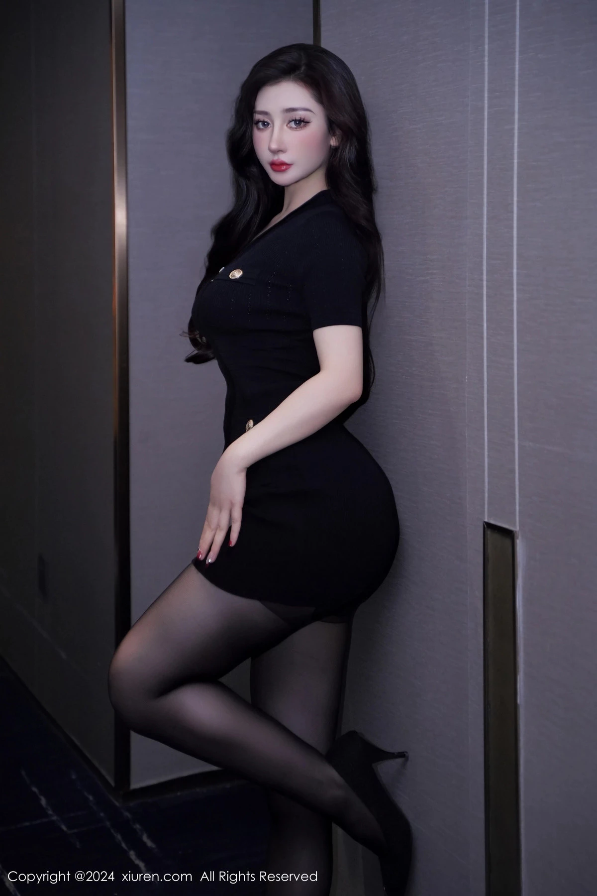 [XiuRen秀人网] 2024.03.04 No.8170 蕾蕾醒了没 黑丝性感 [80P] NO.10