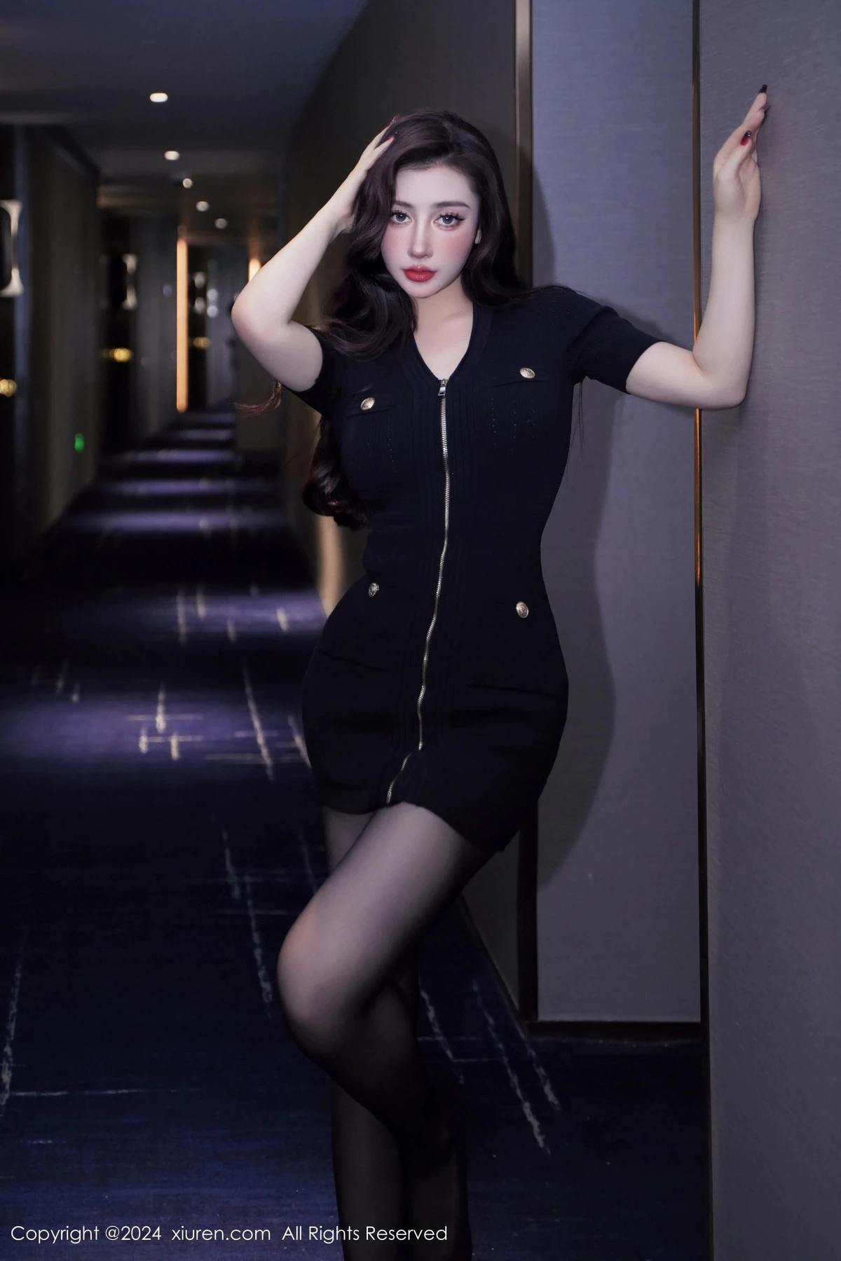 [XiuRen秀人网] 2024.03.04 No.8170 蕾蕾醒了没 黑丝性感 [80P] NO.9