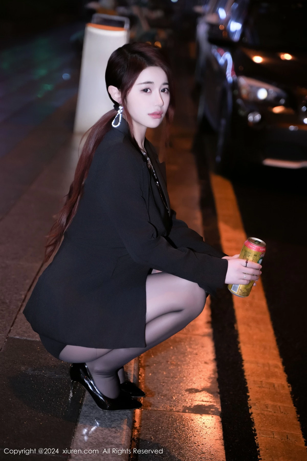 [XiuRen秀人网] 2024.03.08 No.8199 美七 Mia 黑丝美腿 [69P] NO.11