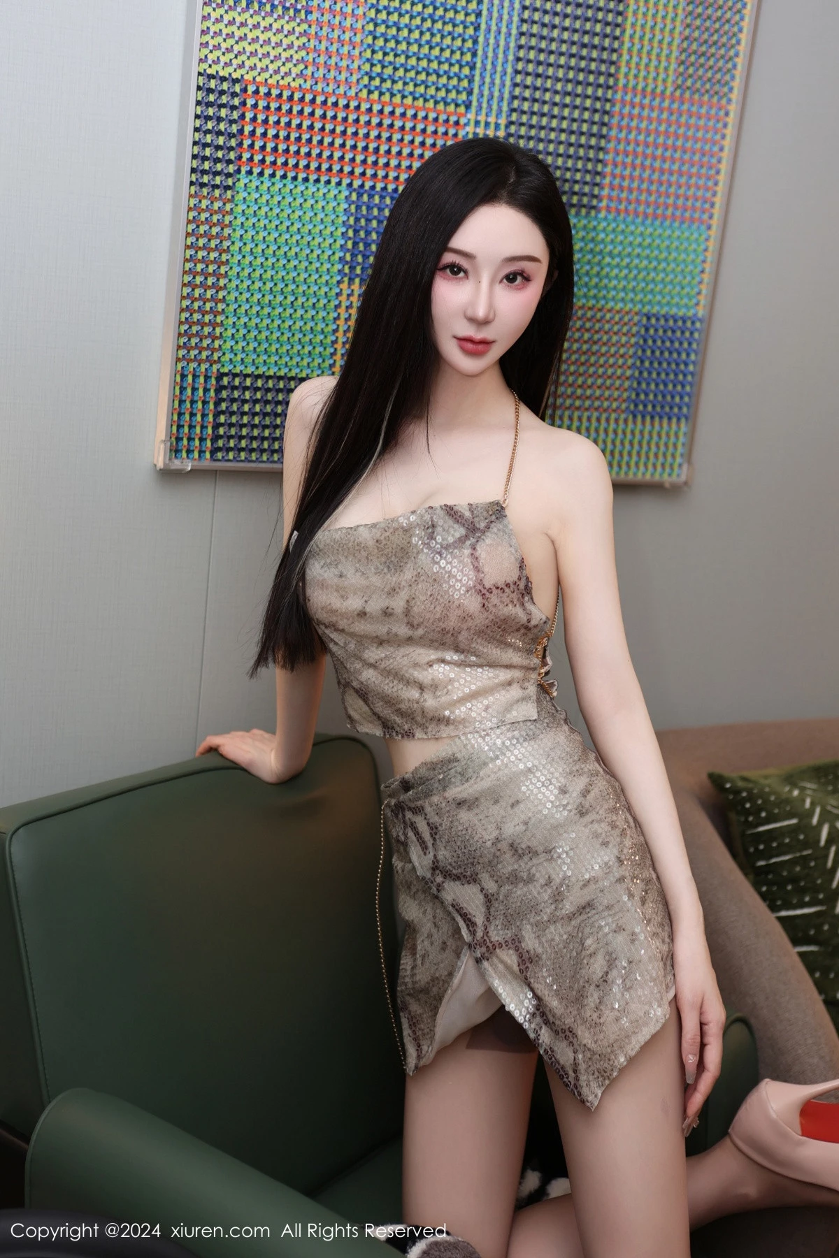 [XiuRen秀人网] 2024.03.11 No.8207 田兮白 丝袜美腿 [58P] NO.10