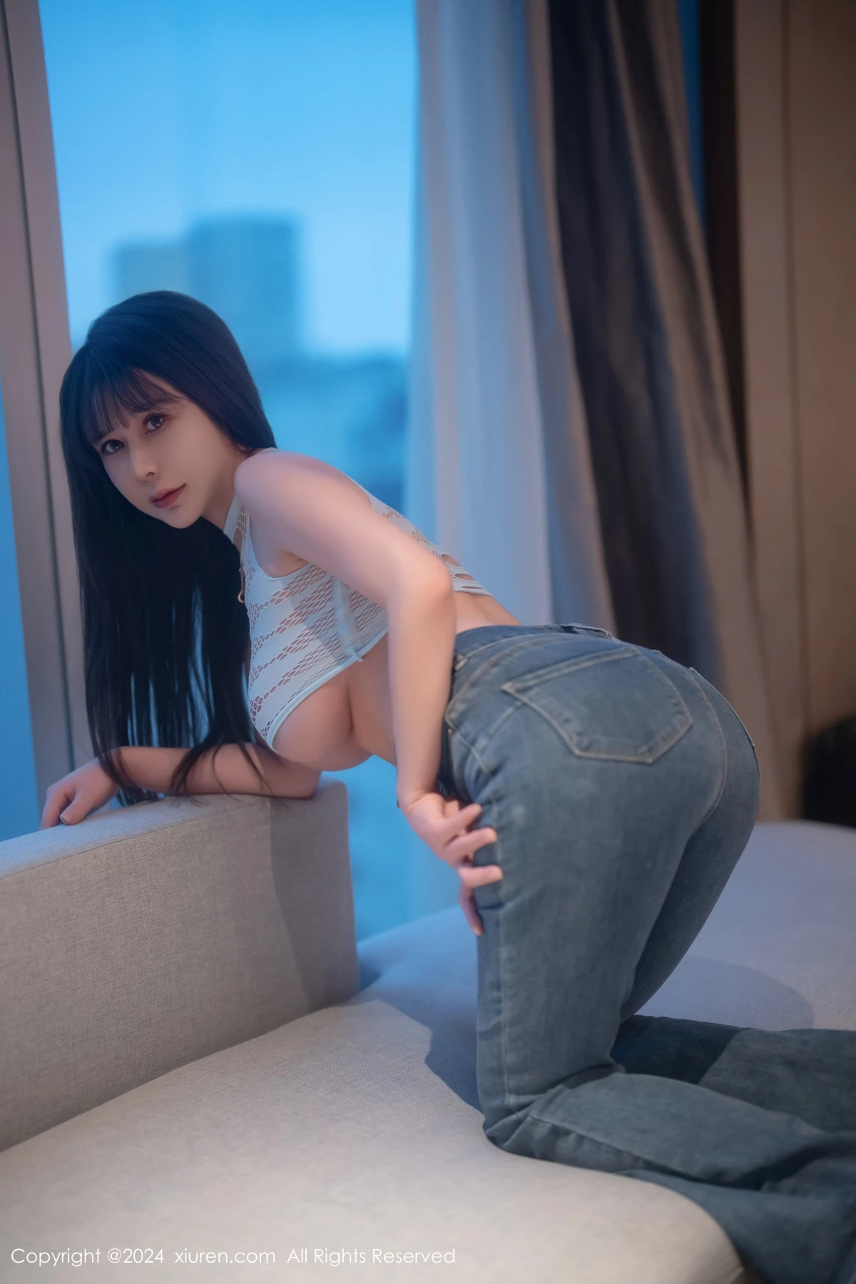 [XiuRen秀人网] 2024.03.12 No.8213 苏可er 黑丝美腿 [60P] NO.12