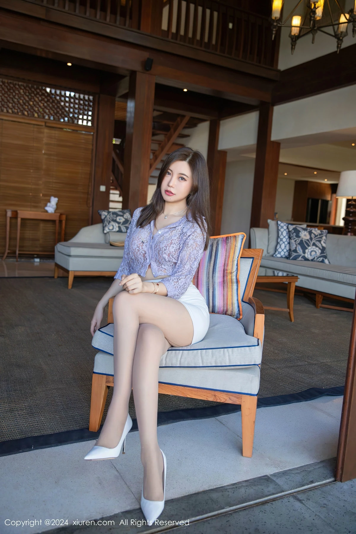 [XiuRen秀人网] 2024.03.27 No.8299 绮里嘉ula 美腿丝袜 [70P] NO.12