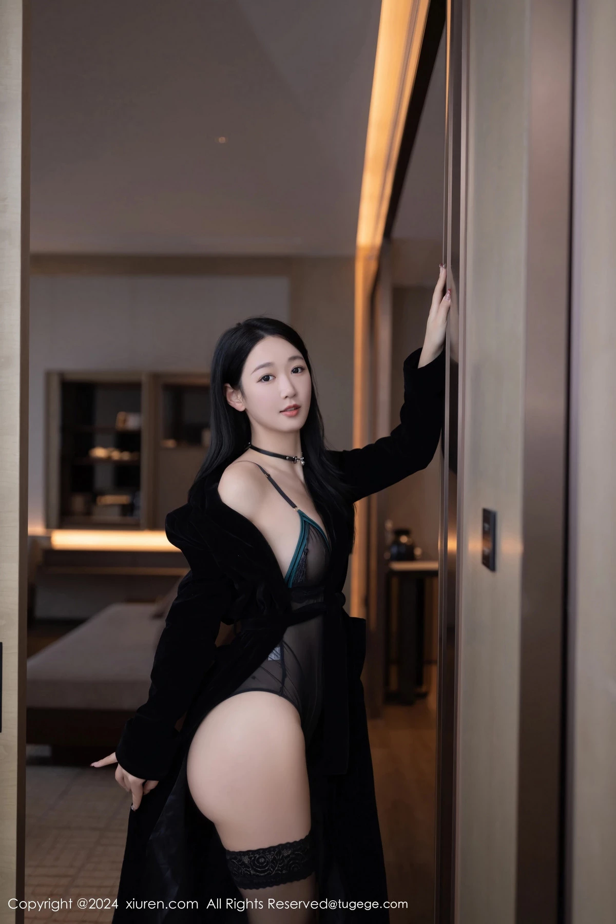 [XiuRen秀人网] 2024.04.01 No.8326 唐安琪 黑丝美腿 [81P] NO.7