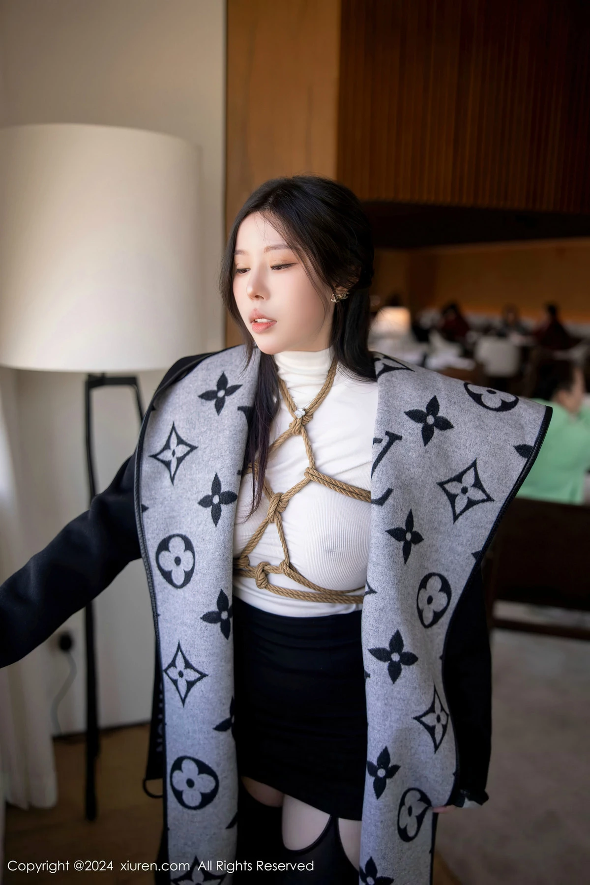 [XiuRen秀人网] 2024.04.15 No.8390 白茹雪 黑丝性感 [90P] NO.1