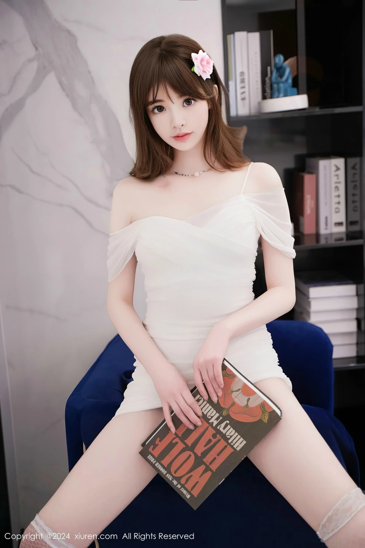 [XiuRen秀人网] 2024.04.17 No.8407 梦灵儿Mini 丝袜美腿 [58P] NO.3