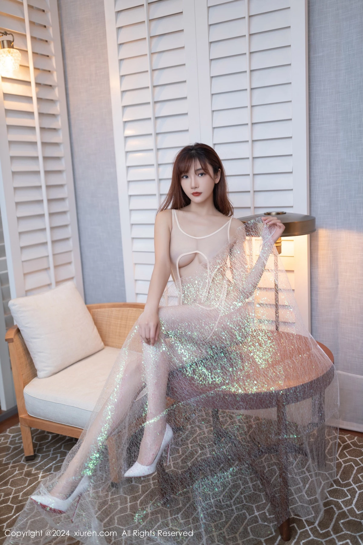 [XiuRen秀人网] 2024.03.21 No.8271 陆萱萱 性感美腿 [79P] NO.9