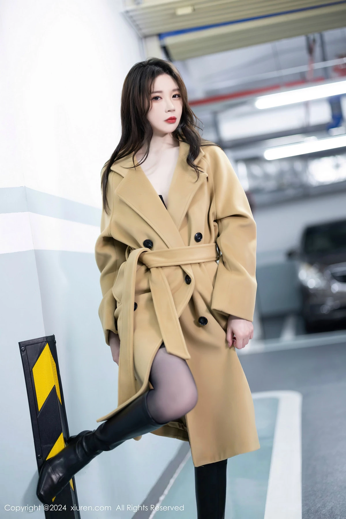 [XiuRen秀人网] 2024.04.18 No.8414 梦心玥 黑丝美腿 [80P] NO.2