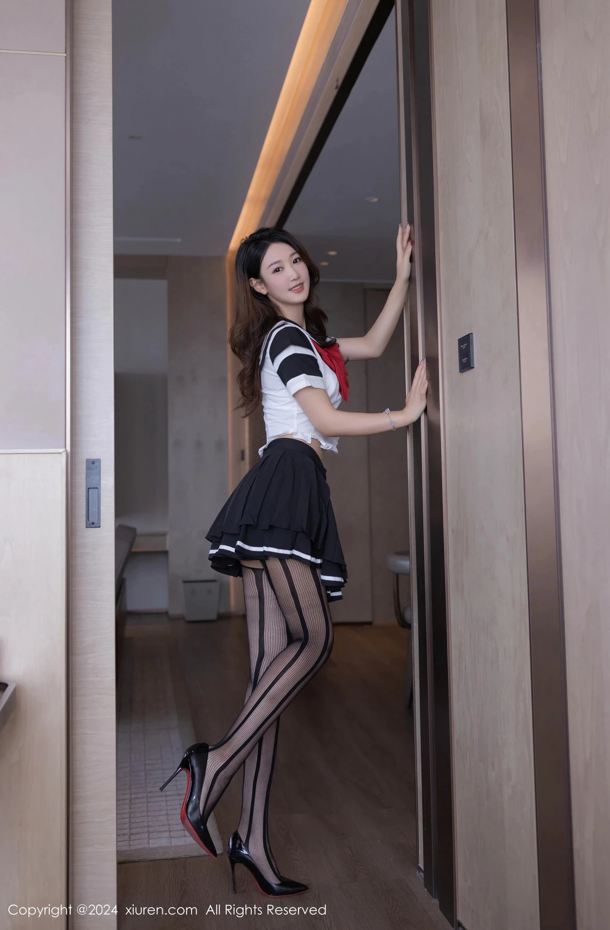 [XiuRen秀人网] 2024.03.25 No.8287 唐安琪 黑丝美腿 [80P] NO.6