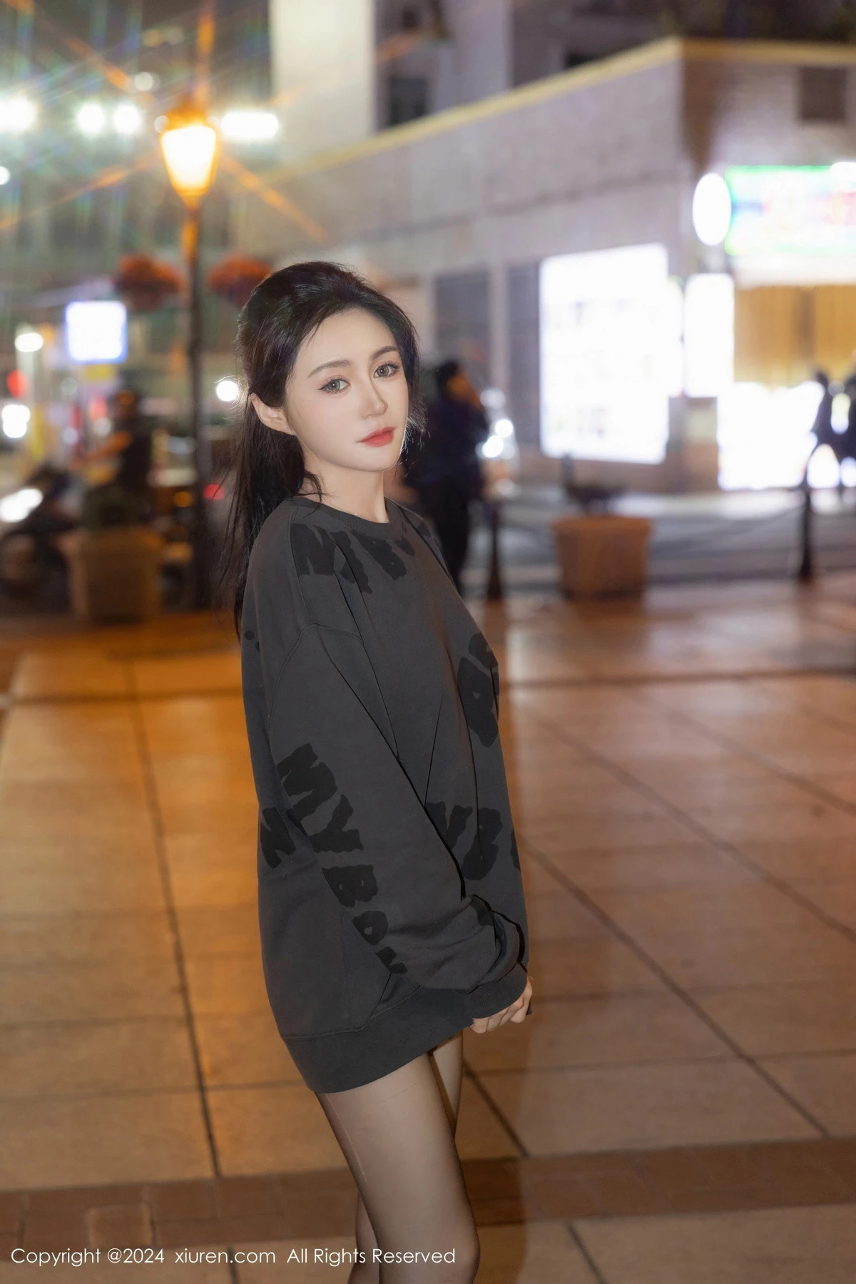 [XiuRen秀人网] 2024.03.25 No.8285 林幼一 黑丝美腿 [56P] NO.1