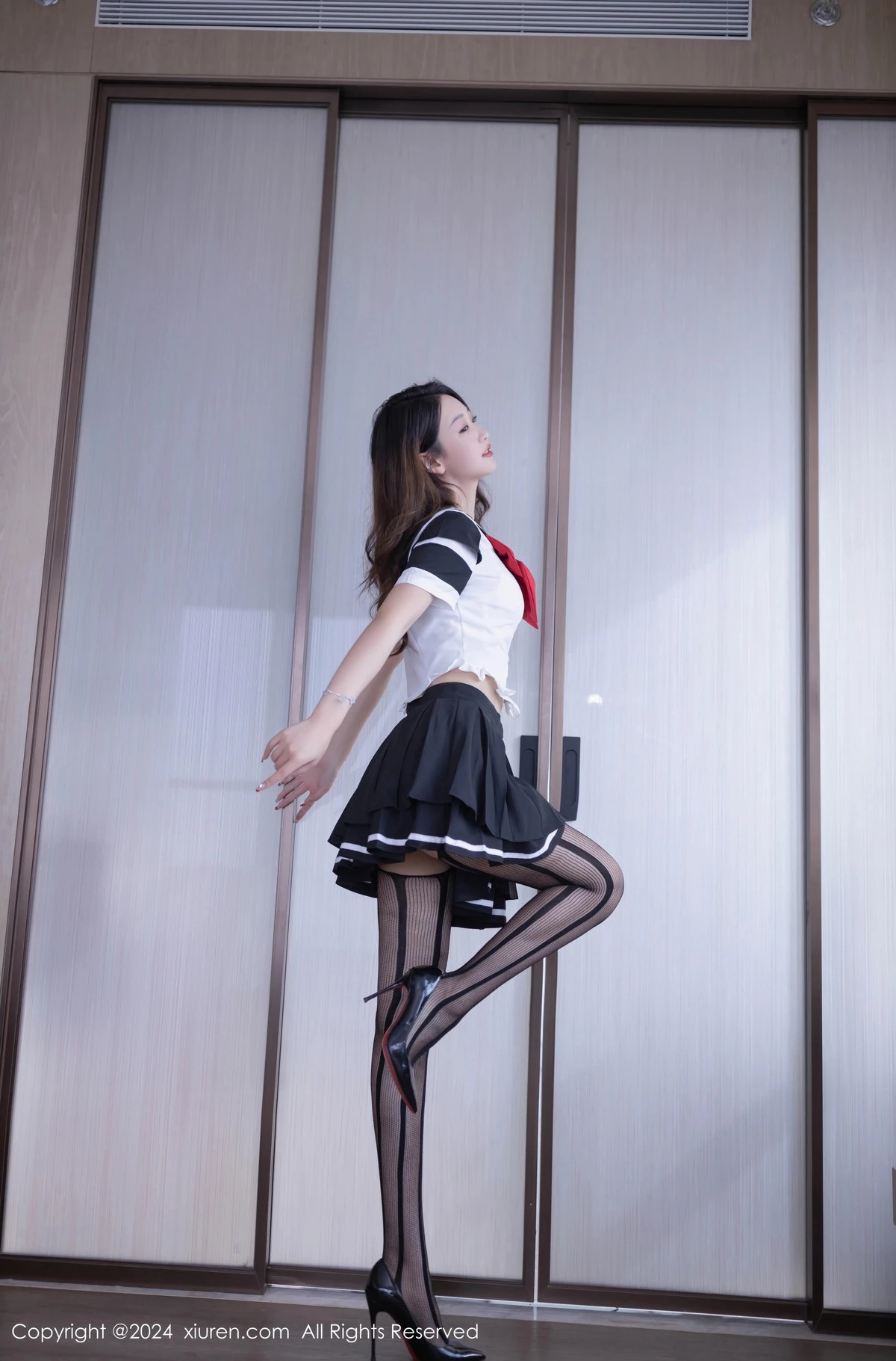 [XiuRen秀人网] 2024.03.25 No.8287 唐安琪 黑丝美腿 [80P] NO.4