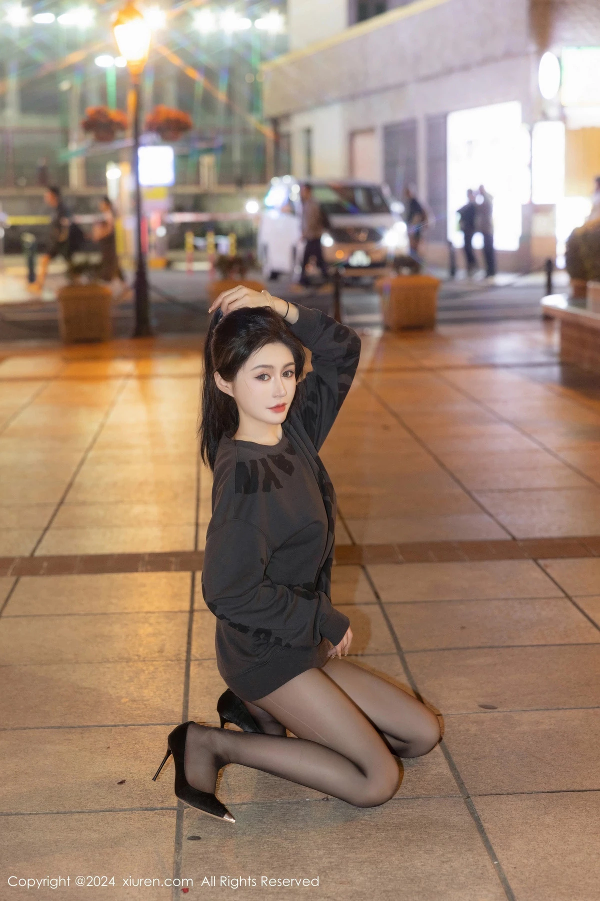 [XiuRen秀人网] 2024.03.25 No.8285 林幼一 黑丝美腿 [56P] NO.3