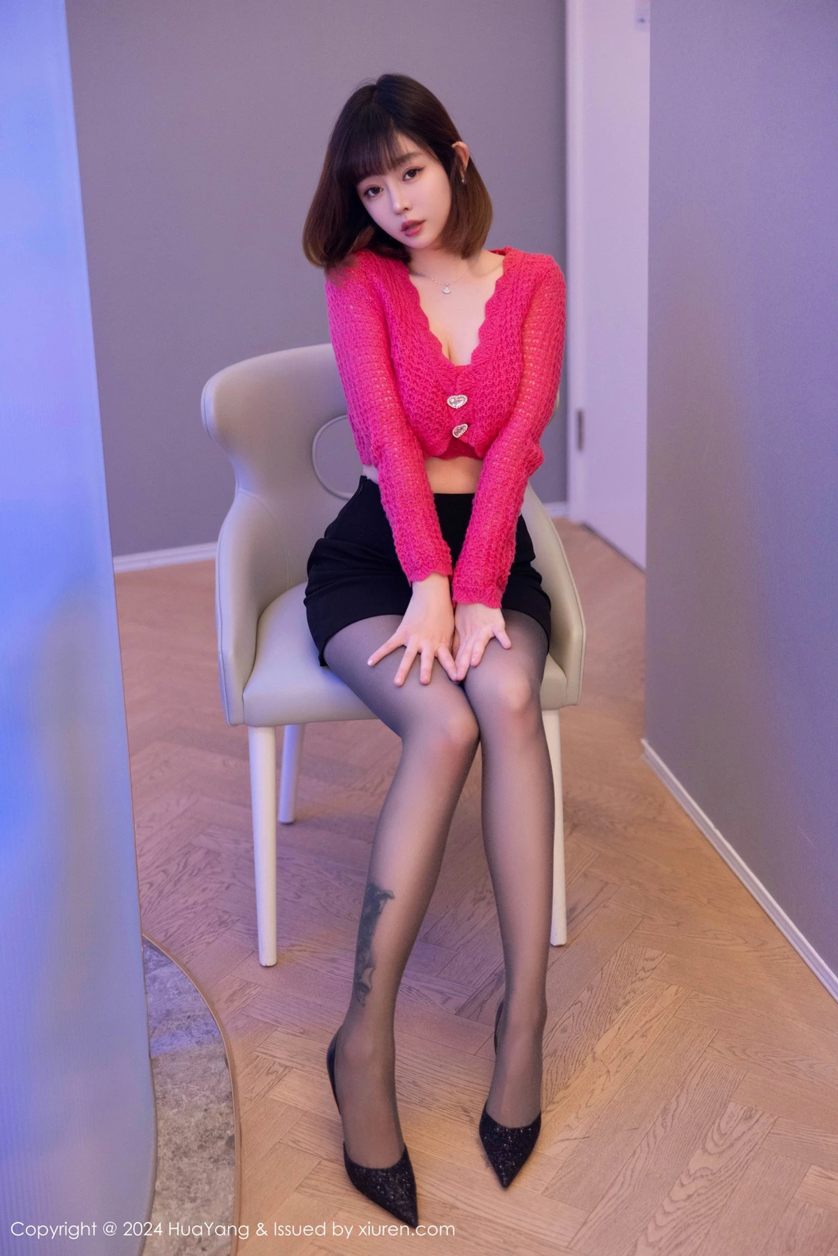 [HuaYang花漾] 2024.04.19 VOL.576 王雨纯 黑丝美腿 [88P] NO.3