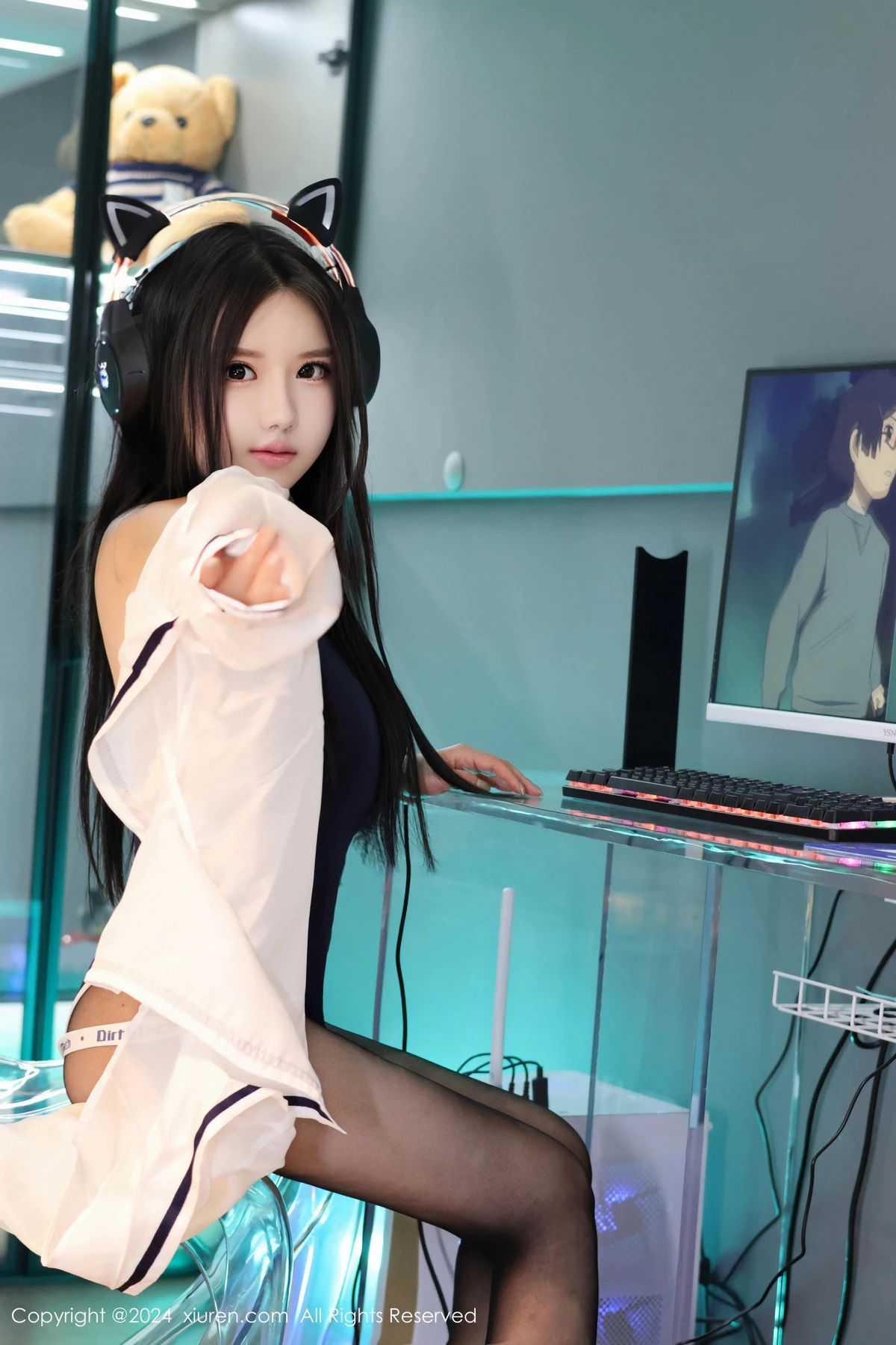 [XiuRen秀人网] 2024.04.22 No.8432 小薯条nienie 美腿黑丝 [84P] NO.11