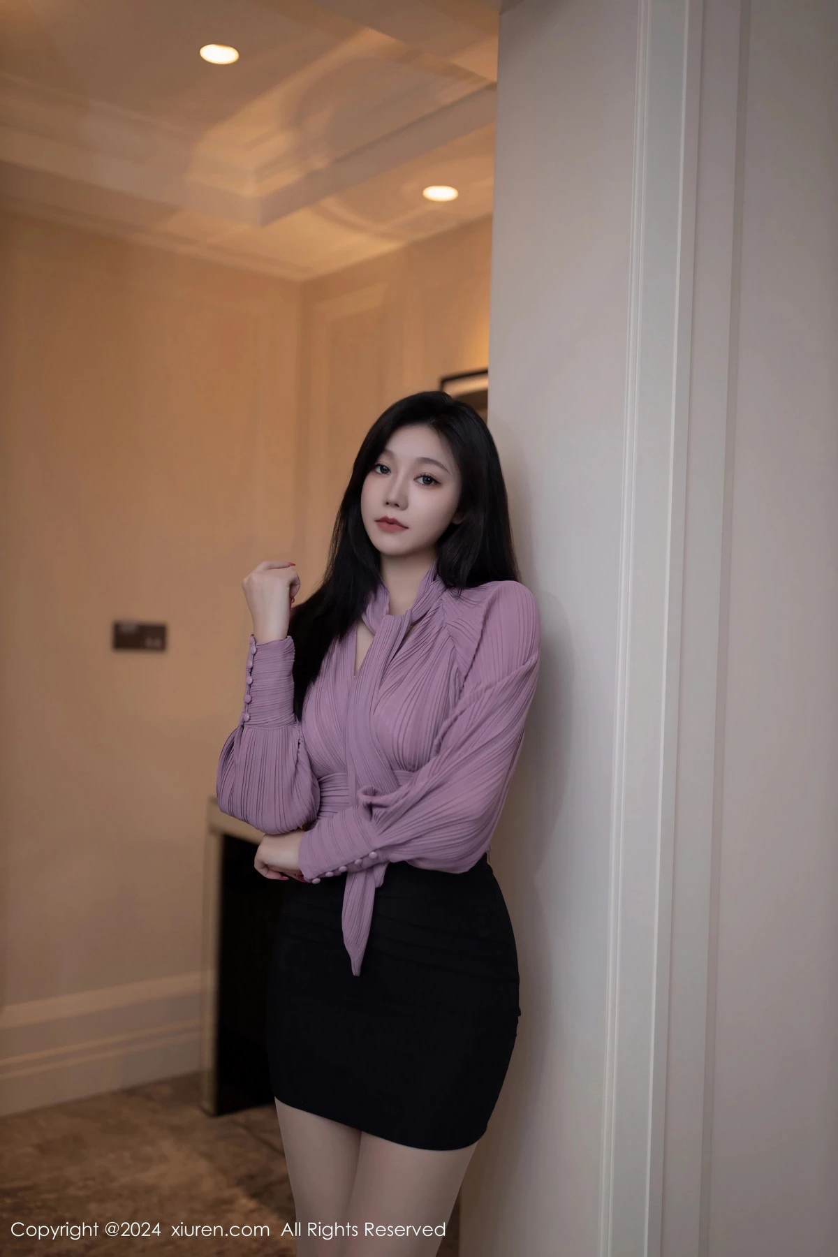 [XiuRen秀人网] 2024.04.23 No.8438 安然anran 美腿丝袜 [80P] NO.1