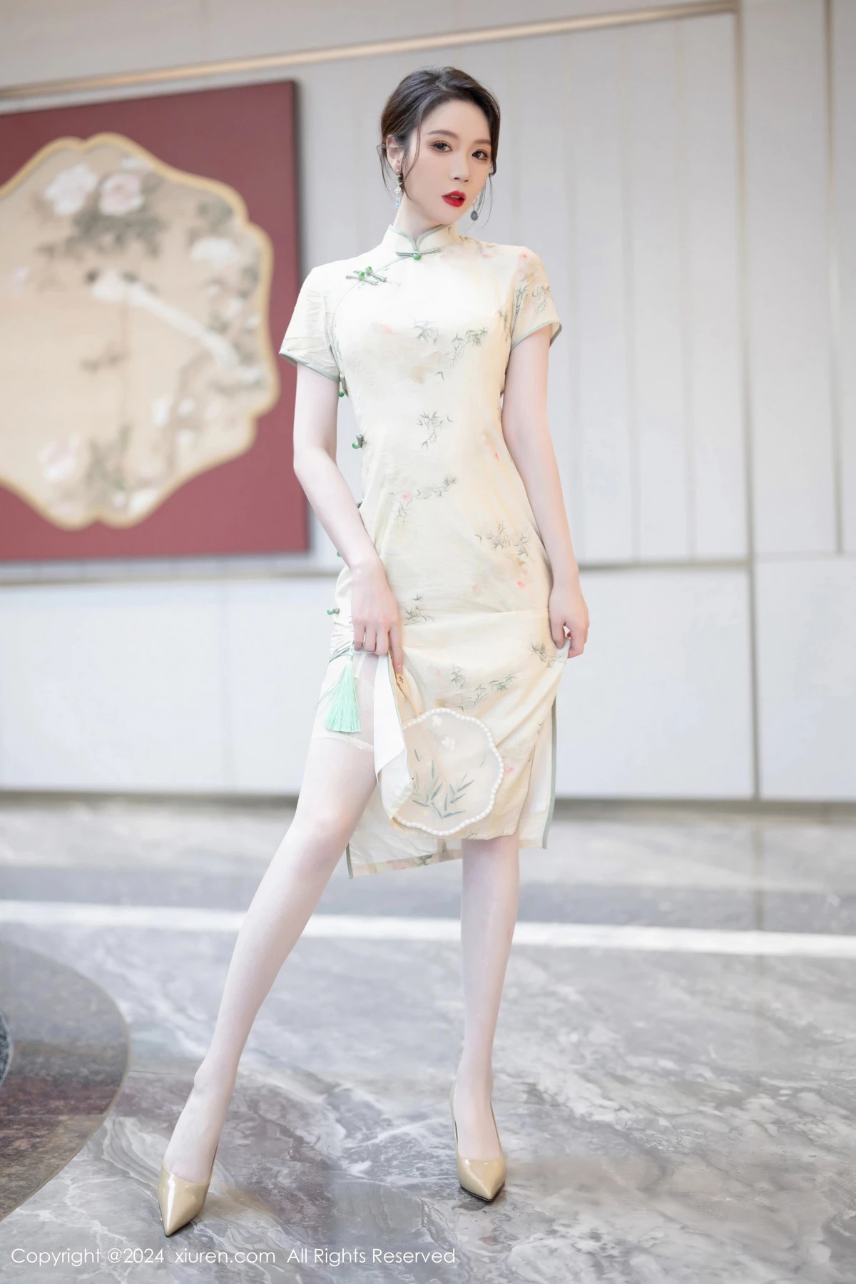 [XiuRen秀人网] 2024.05.07 No.8497 梦心玥 丝袜美腿 [83P] NO.9