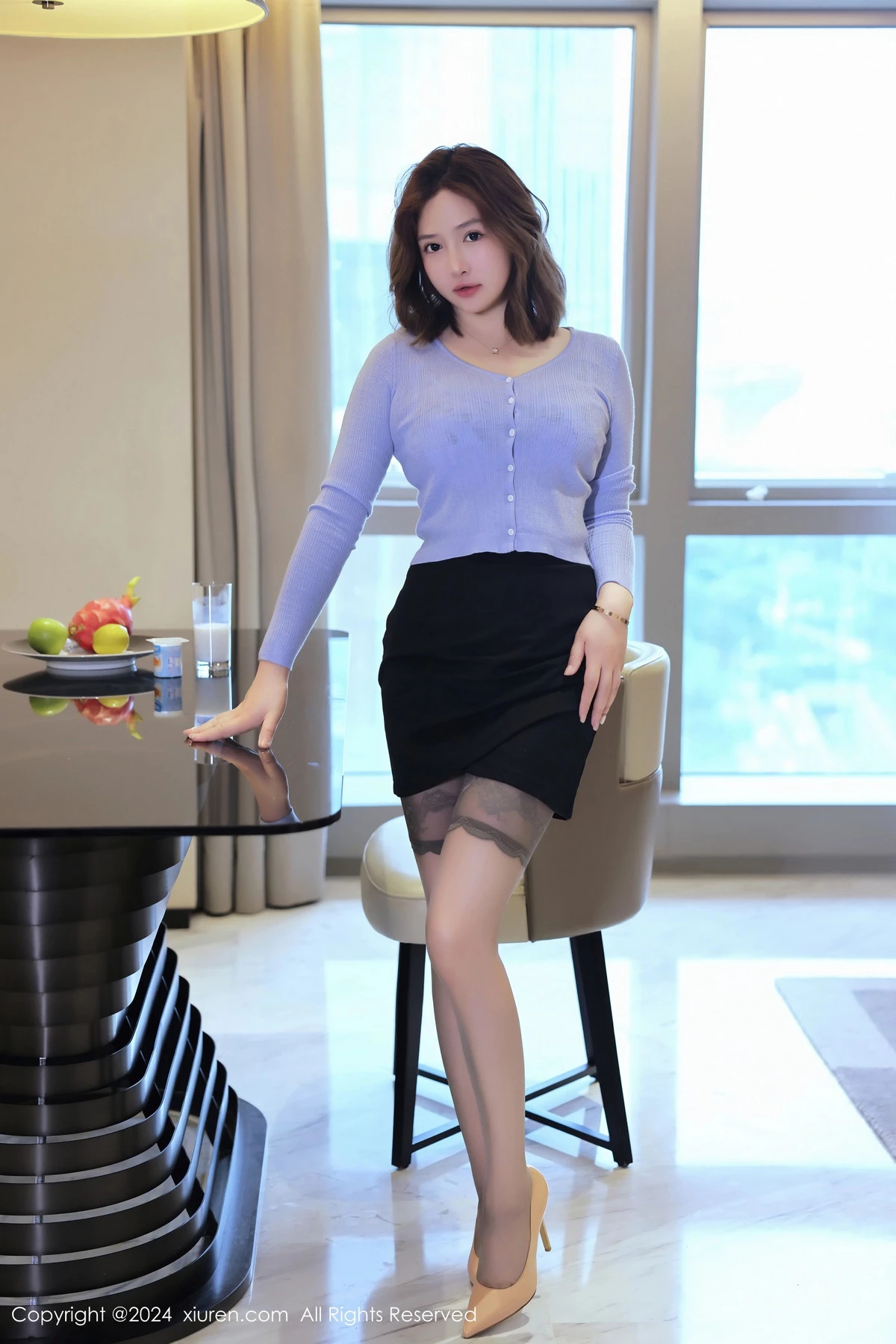 [XiuRen秀人网] 2024.05.13 No.8527 养乐多DoDo 黑丝美腿 [72P] NO.1