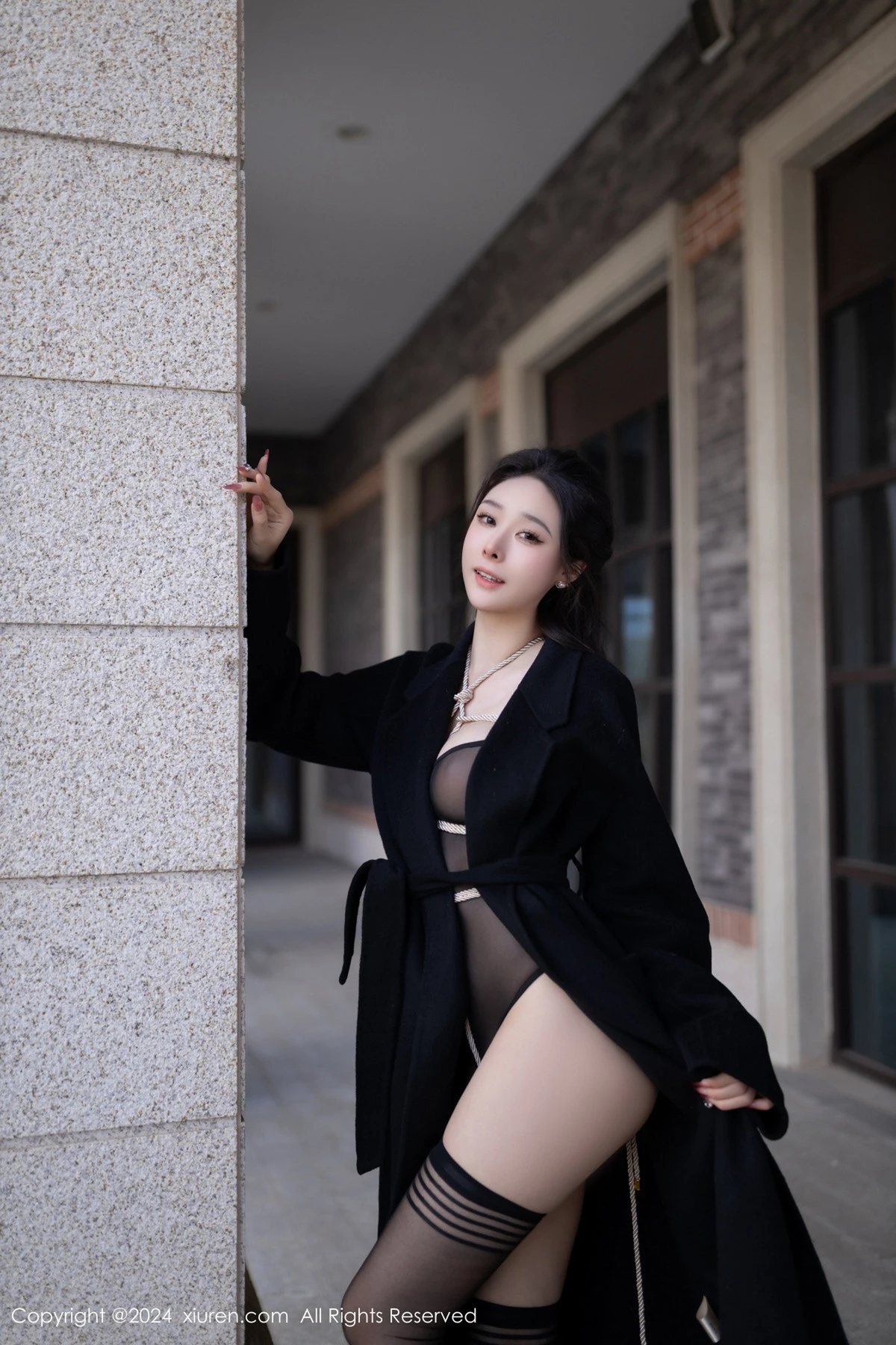 [XiuRen秀人网] 2024.05.16 No.8552 小逗逗 黑丝美腿 [80P] NO.3