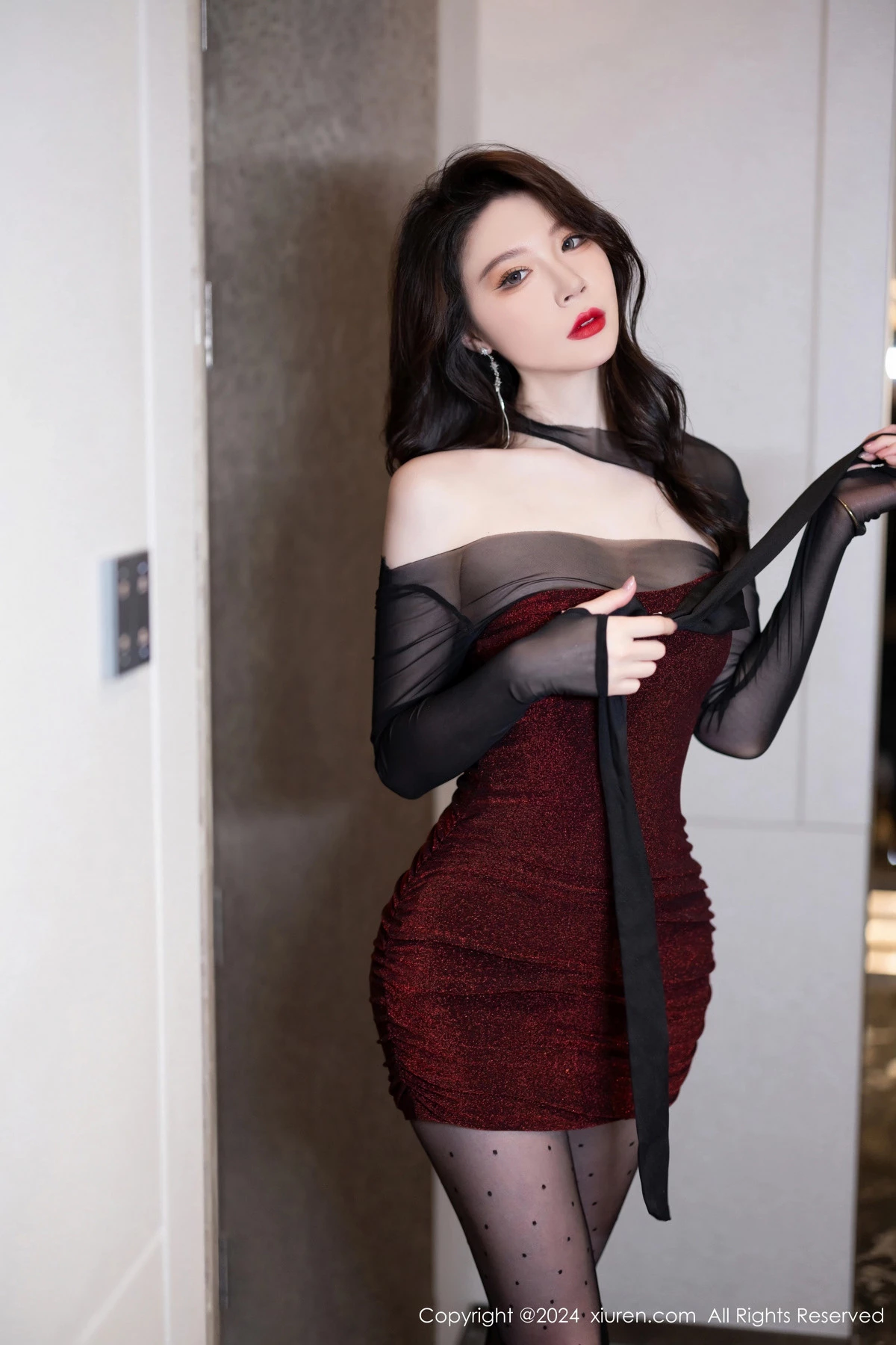 [XiuRen秀人网] 2024.05.22 No.8583 梦心玥 黑丝美腿 [88P] NO.2