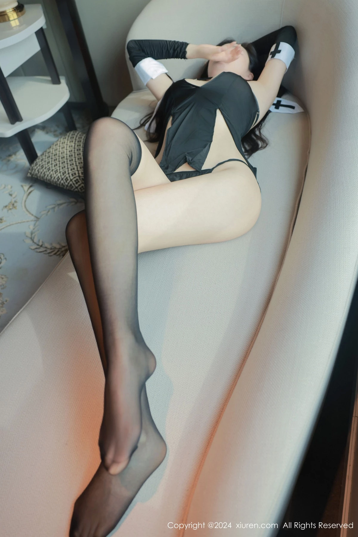 [XiuRen秀人网] 2024.05.29 No.8614 雪糕CiCi 黑丝美腿 [80P] NO.3