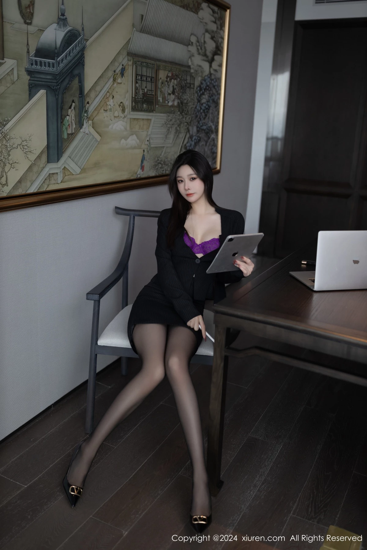 [XiuRen秀人网] 2024.05.30 No.8626 小逗逗 黑丝美腿 [81P] NO.4