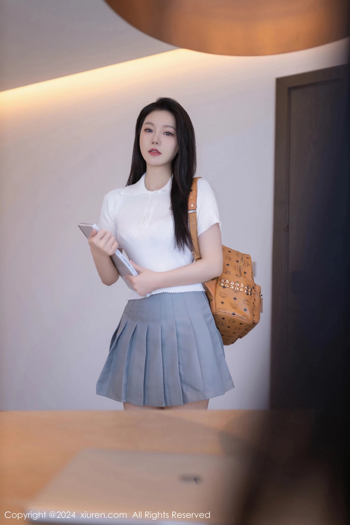 [XiuRen秀人网] 2024.06.04 No.8649 安然anran 美腿短裙 [80P] NO.2