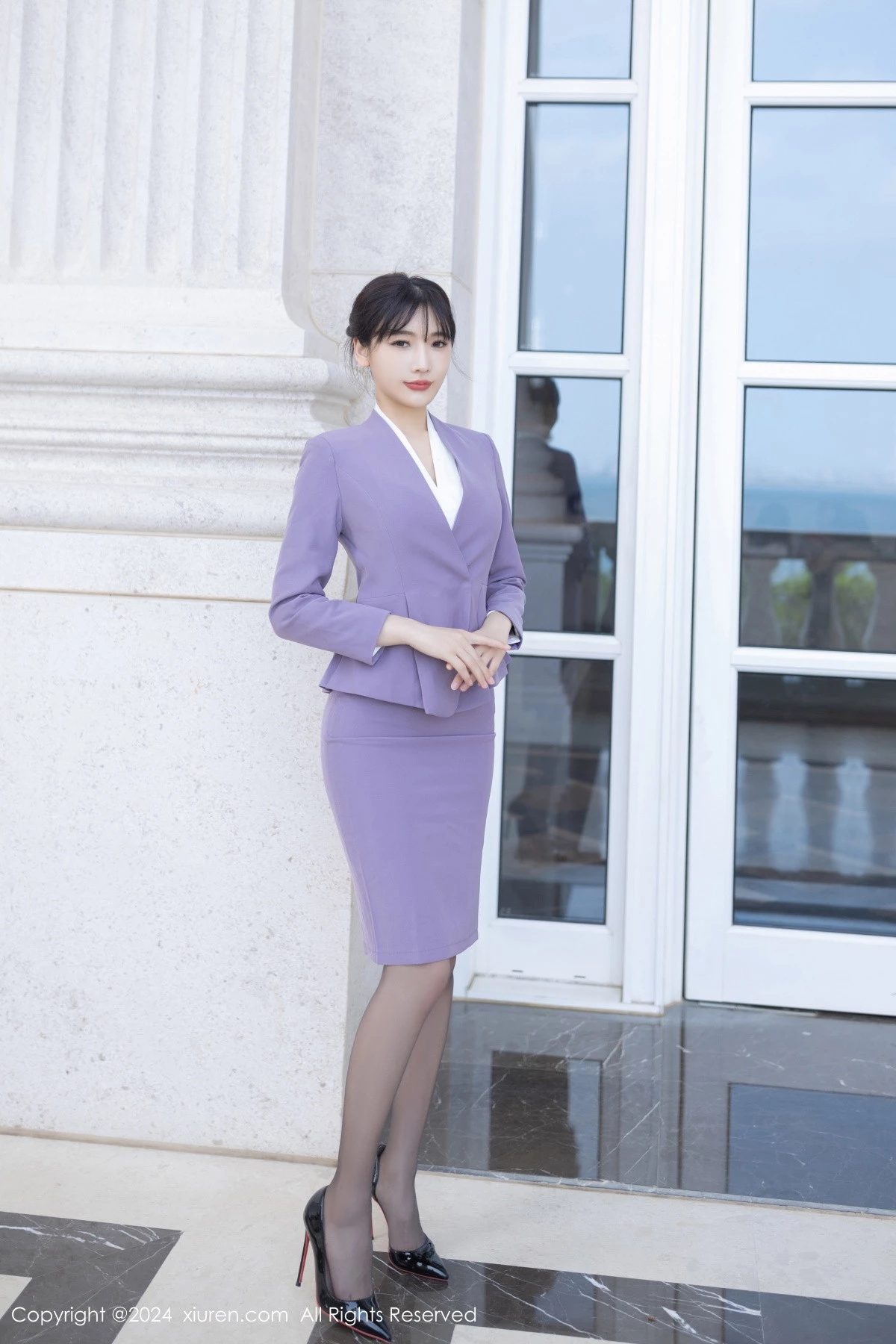 [XiuRen秀人网] 2024.06.13 No.8700 陆萱萱 黑丝美腿 [81P] NO.1