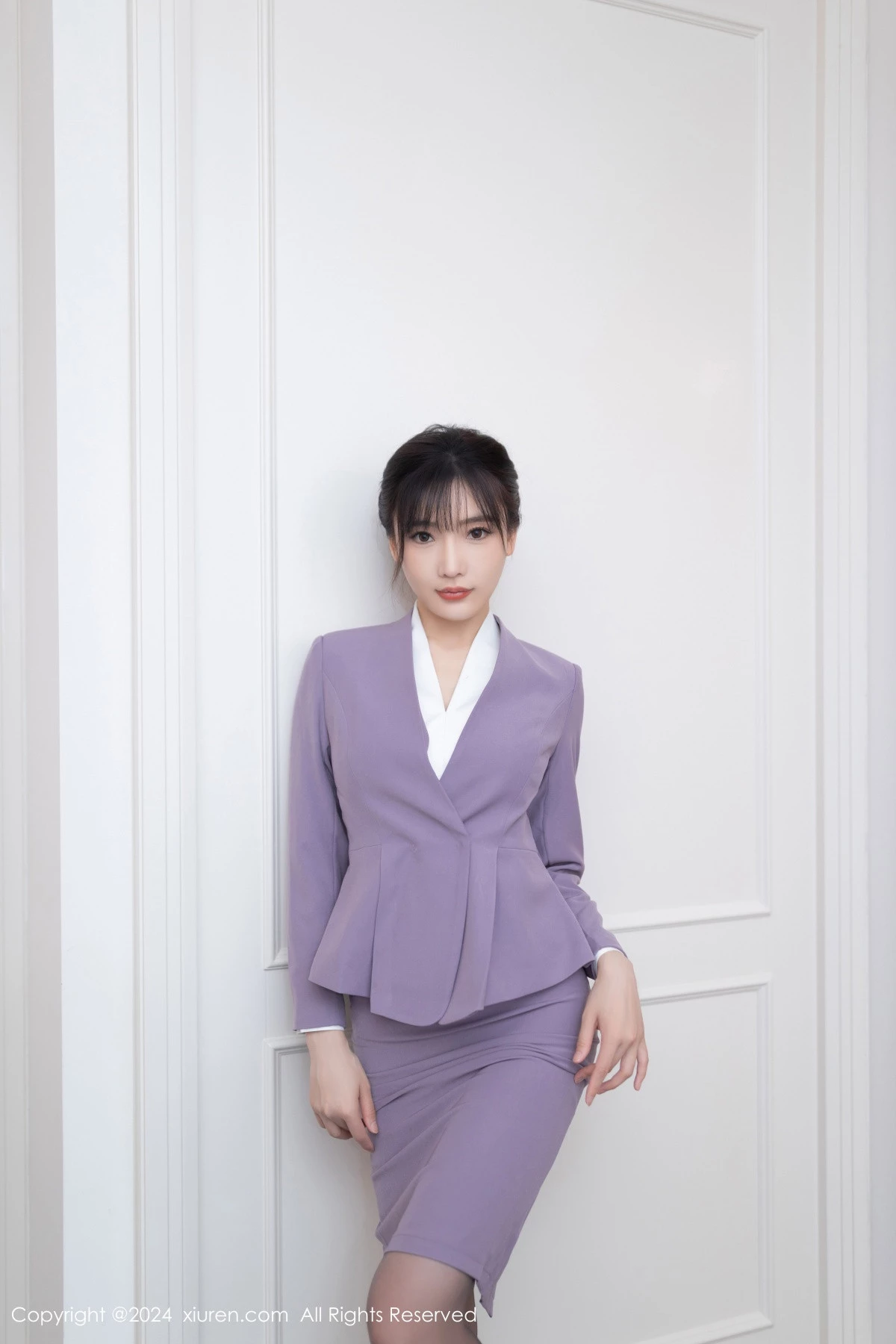 [XiuRen秀人网] 2024.06.13 No.8700 陆萱萱 黑丝美腿 [81P] NO.9