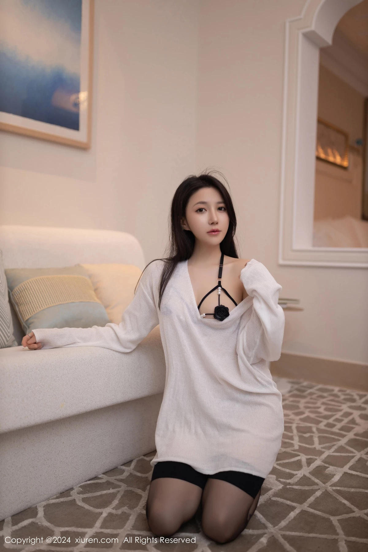 [XiuRen秀人网] 2024.06.14 No.8709 鱼子酱Fish 黑丝美腿 [80P] NO.11