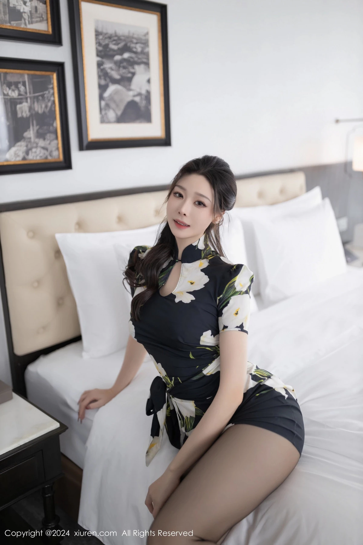 [XiuRen秀人网] 2024.06.27 No.8768 小逗逗 黑丝美腿 [80P] NO.9