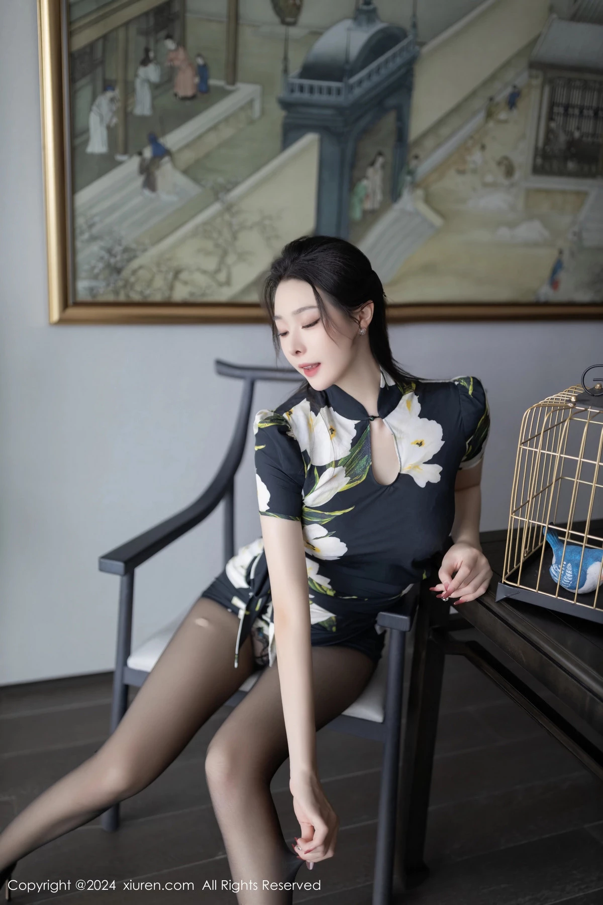 [XiuRen秀人网] 2024.06.27 No.8768 小逗逗 黑丝美腿 [80P] NO.12