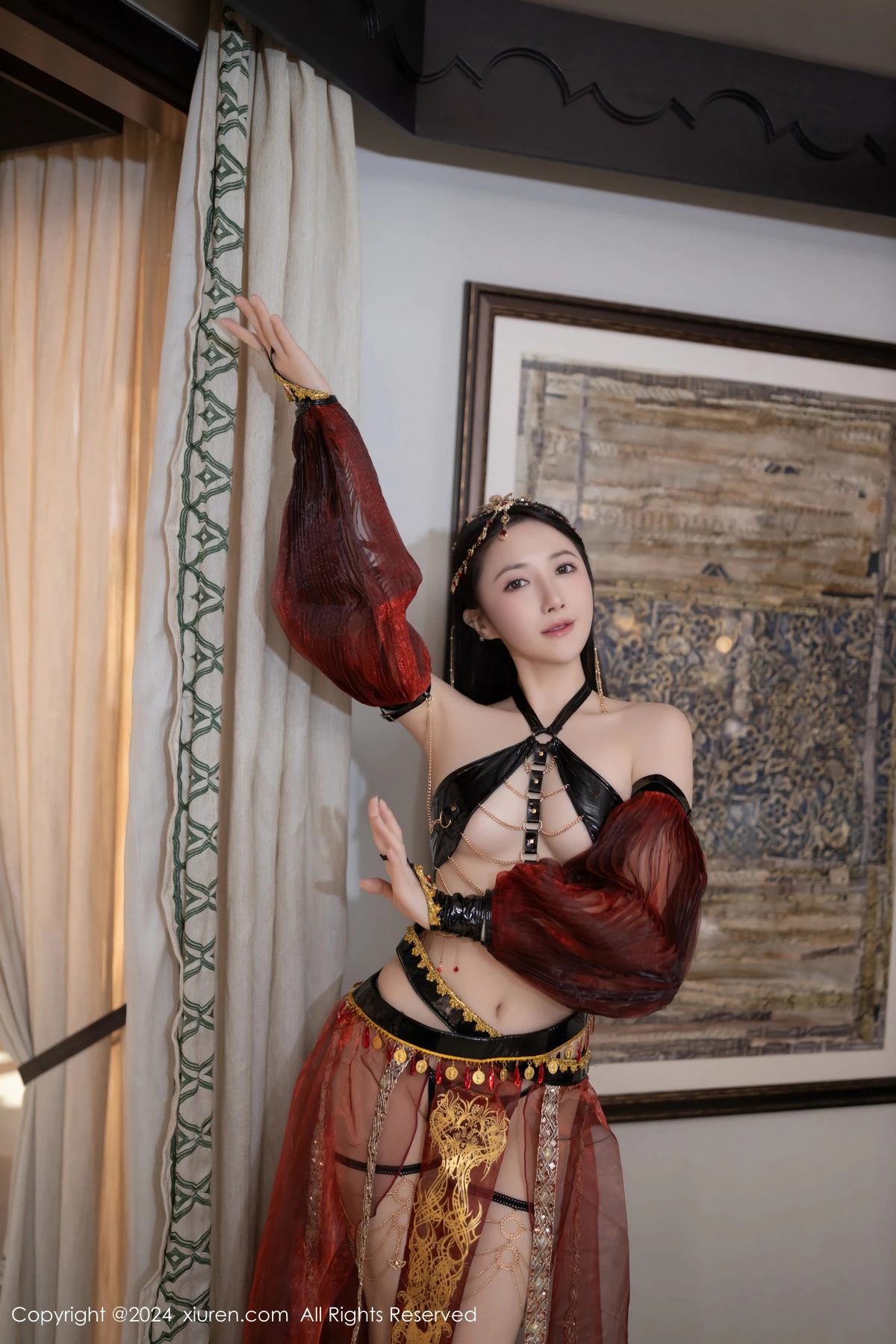 [XiuRen秀人网] 2024.06.28 No.8778 鱼子酱Fish 舞娘装扮 [80P] NO.1