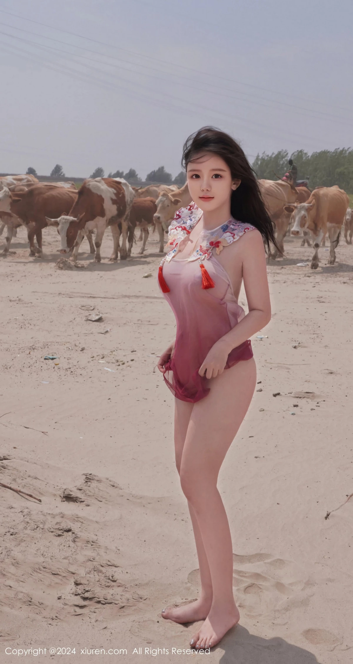 [XiuRen秀人网] 2024.06.28 No.8777 小薯条nienie 放牛娃主题 [73P] NO.1