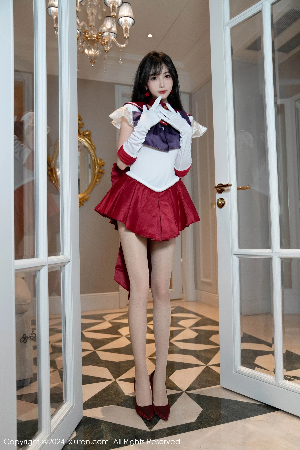 [XiuRen秀人网] 2024.07.03 No.8800 林星阑 短裙美腿 [80P] NO.9