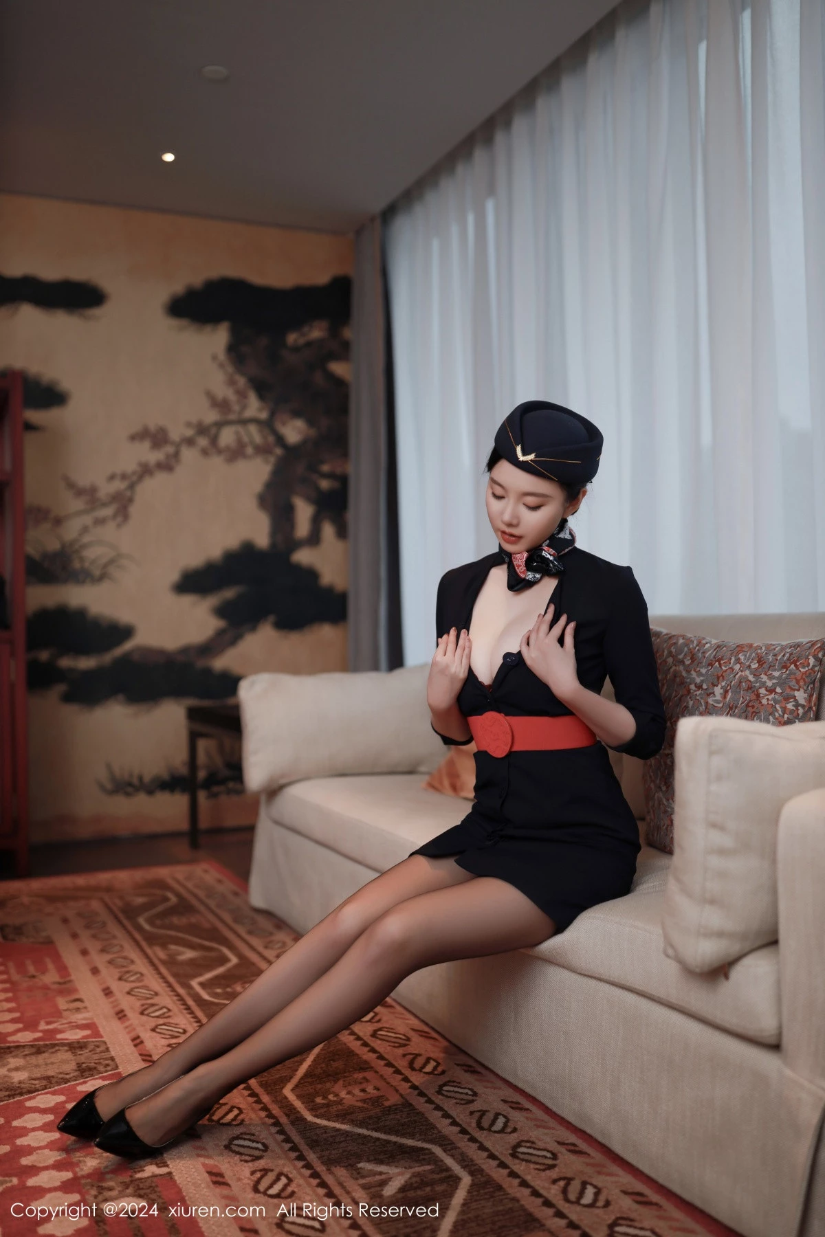 [XiuRen秀人网] 2024.07.30 No.8942 安然anran 黑丝美腿 [79P] NO.6