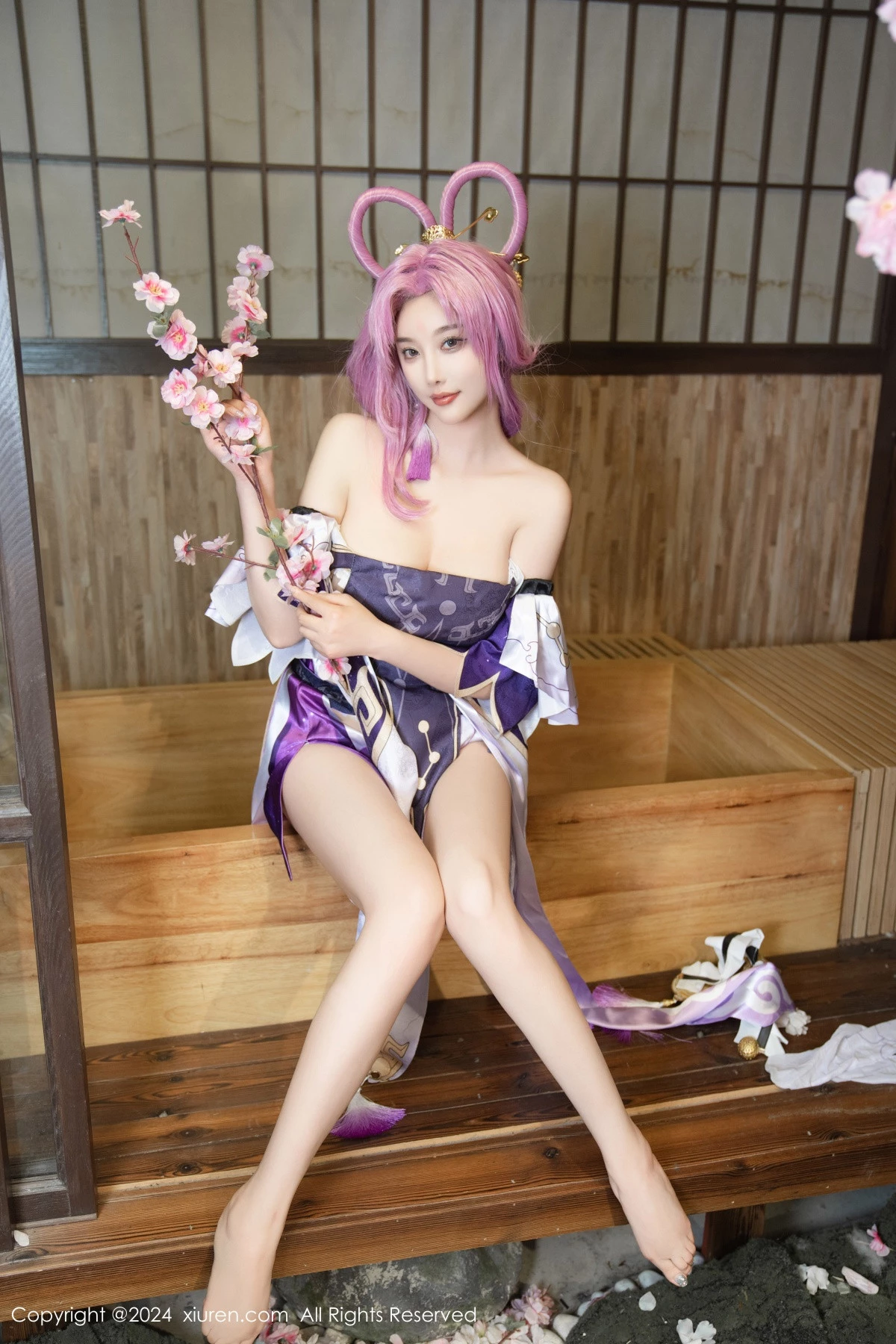 [XiuRen秀人网] 2024.07.30 No.8943 杨晨晨Yome 丝袜美腿 [79P] NO.7