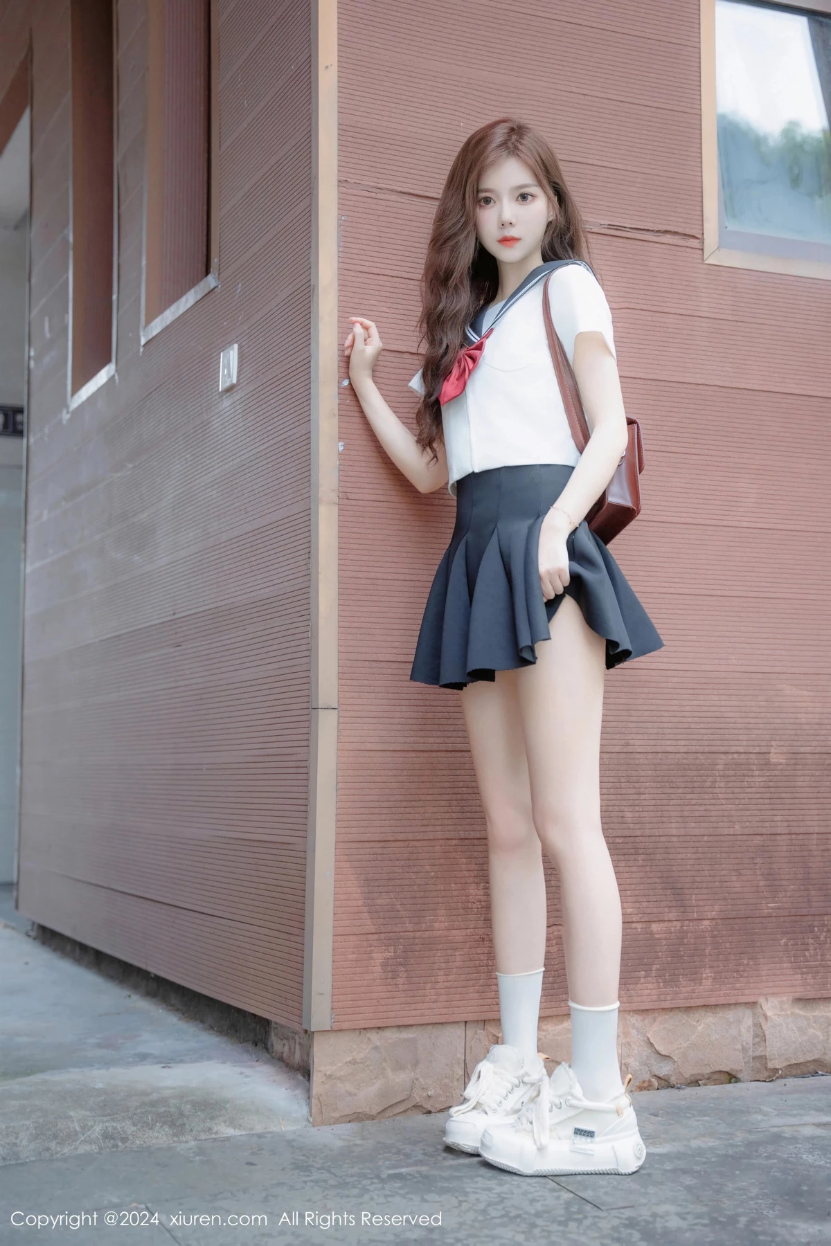 [XiuRen秀人网] 2024.08.01 No.8948 拍黄瓜girl 制服美腿 [81P] NO.12