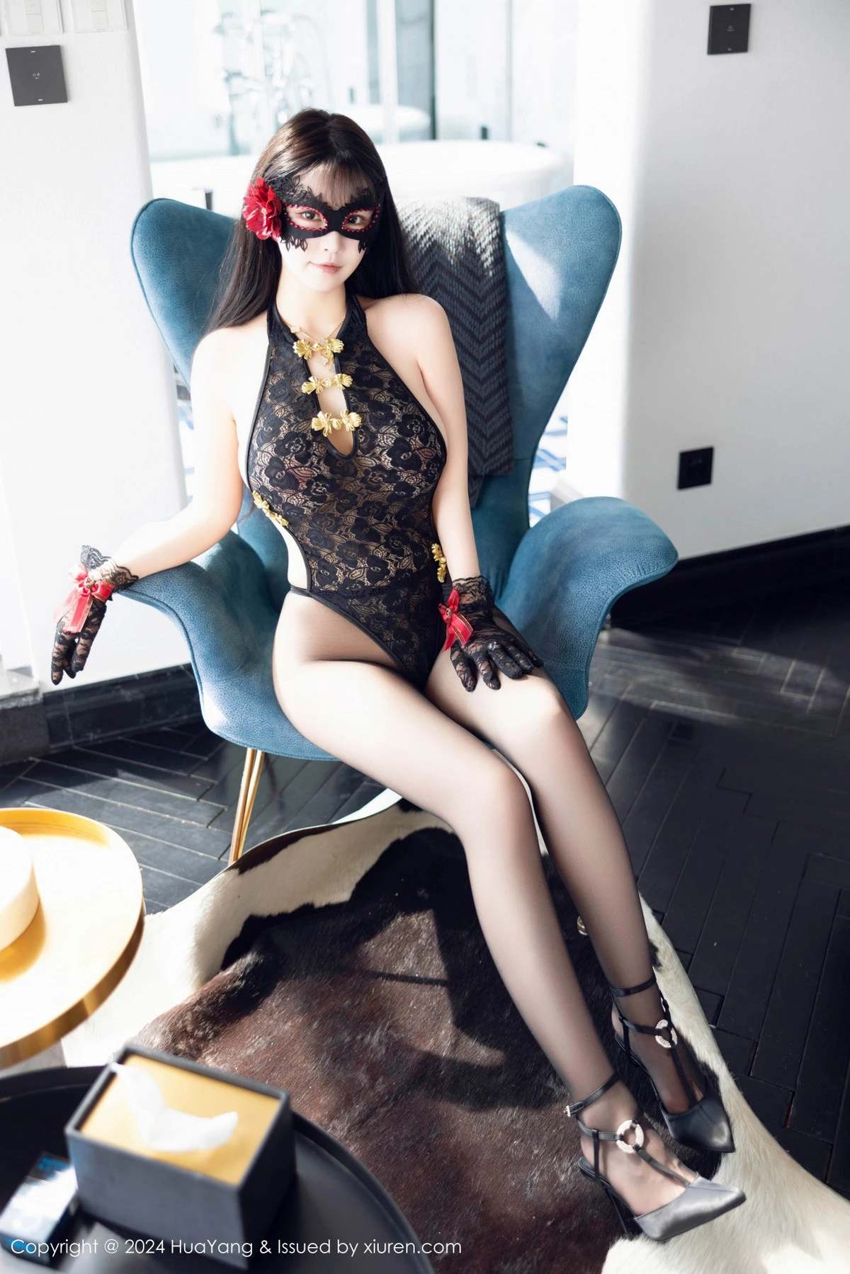 [HuaYang花漾] 2024.08.02 VOL.597 朱可儿Flora 黑丝美腿 [93P] NO.9