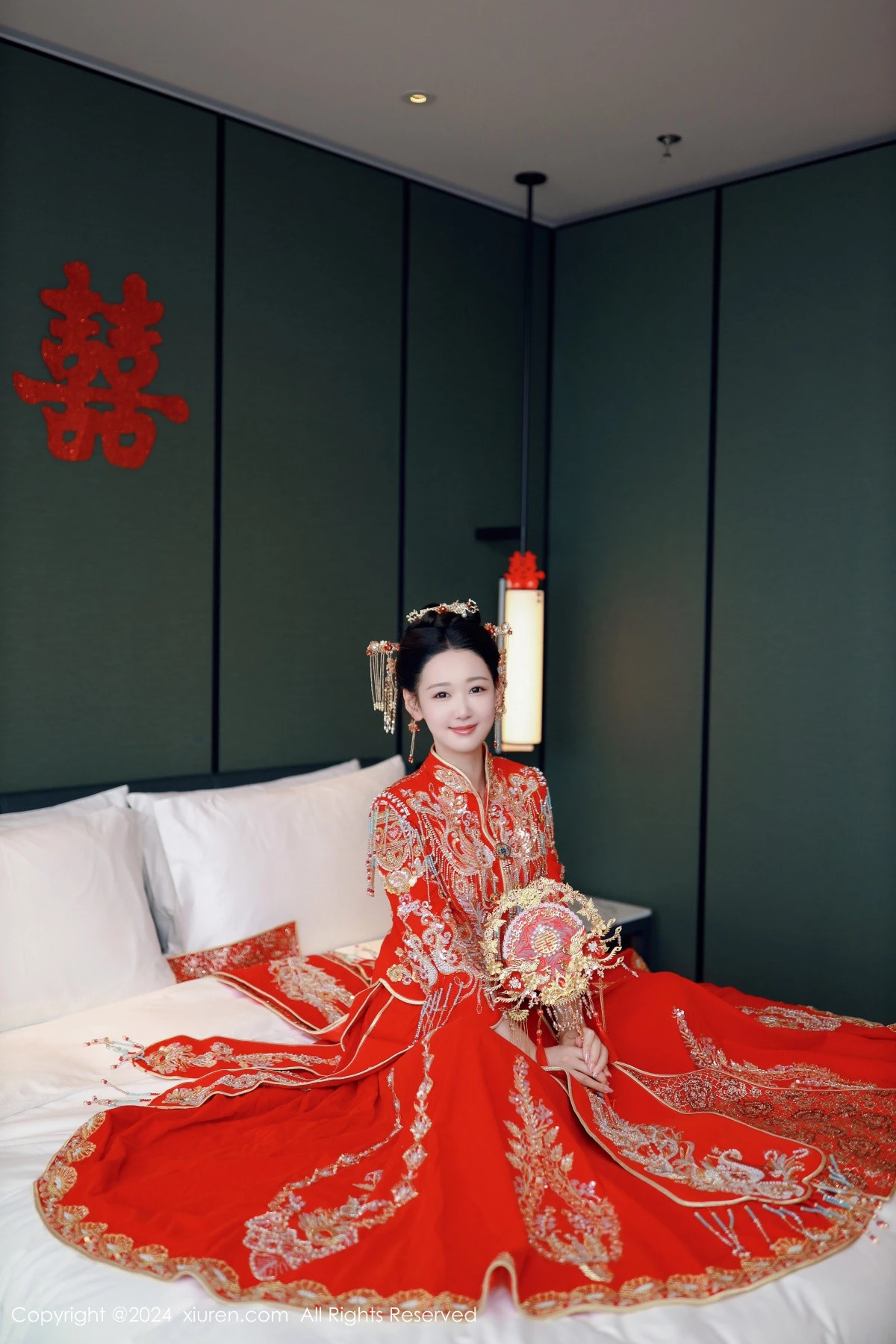 [XiuRen秀人网] 2024.08.05 No.8972 唐安琪 性感新娘装 [79P] NO.7