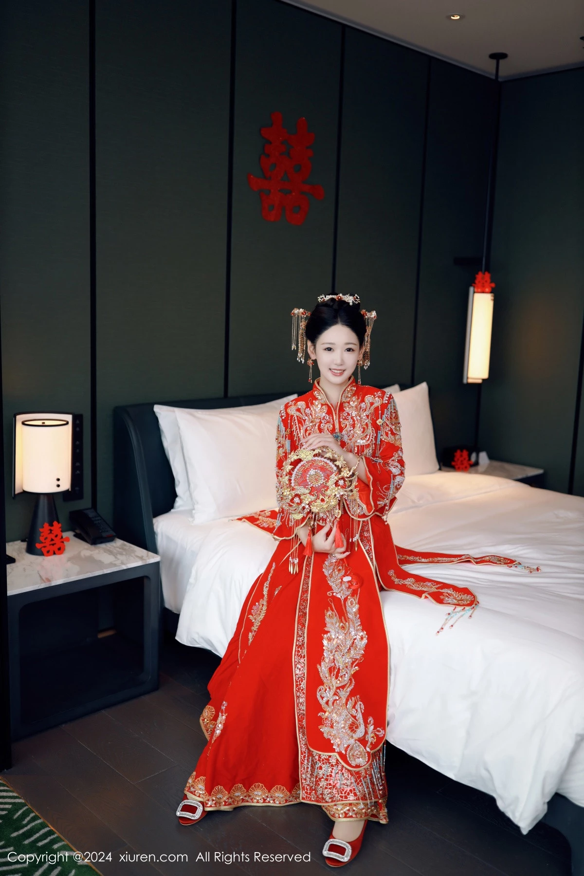 [XiuRen秀人网] 2024.08.05 No.8972 唐安琪 性感新娘装 [79P] NO.2