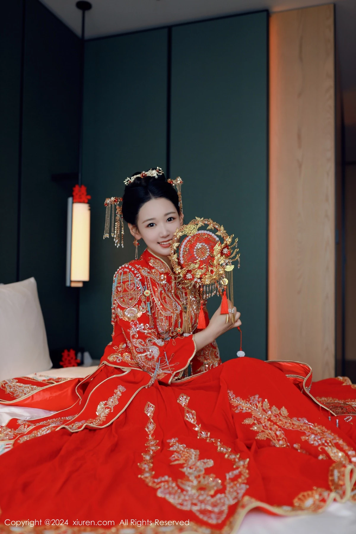 [XiuRen秀人网] 2024.08.05 No.8972 唐安琪 性感新娘装 [79P] NO.9