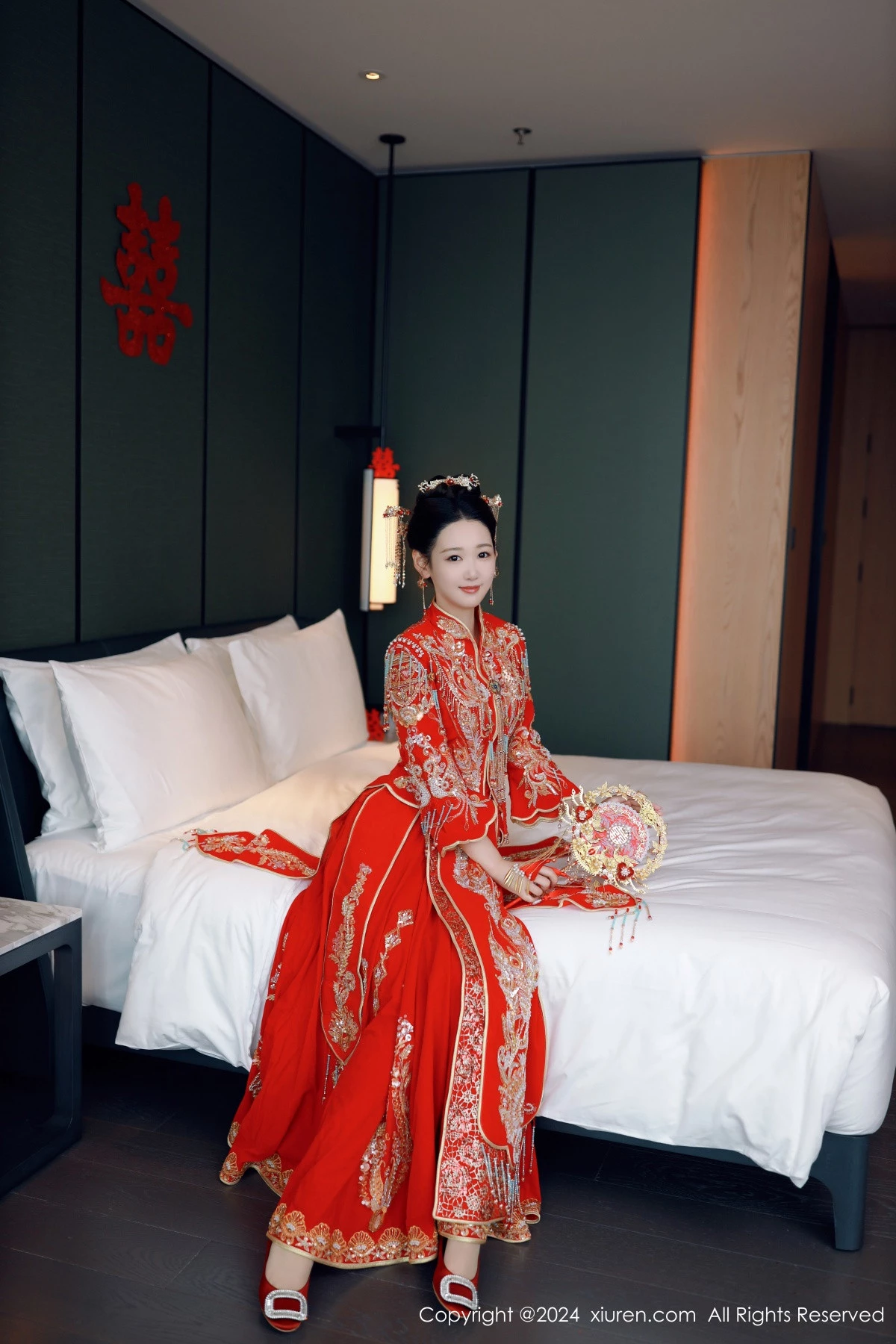 [XiuRen秀人网] 2024.08.05 No.8972 唐安琪 性感新娘装 [79P] NO.4