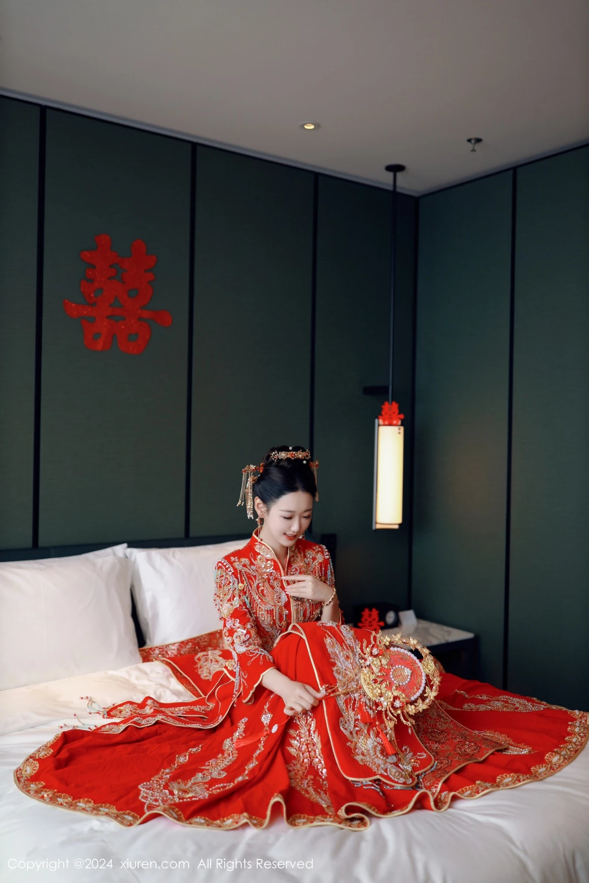 [XiuRen秀人网] 2024.08.05 No.8972 唐安琪 性感新娘装 [79P] NO.8