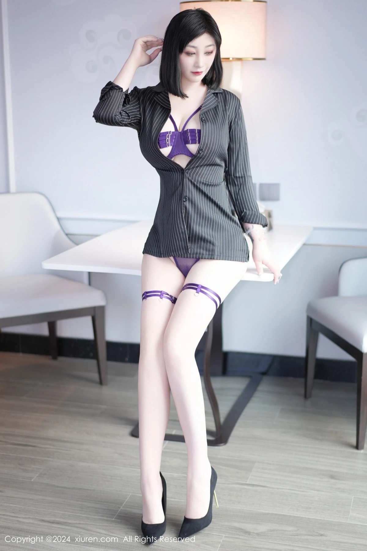 [XiuRen秀人网] 2024.08.08 No.8986 妲己_Toxic 丝袜美腿 [60P] NO.1