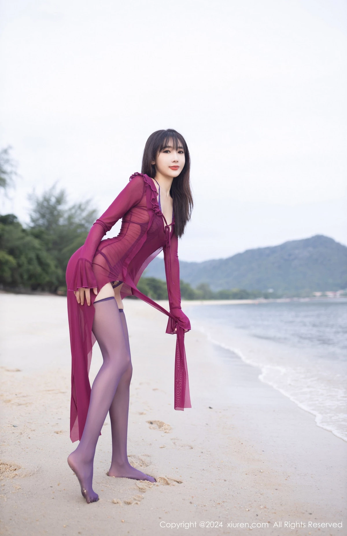 [XiuRen秀人网] 2024.08.15 No.9021 陆萱萱 丝袜美腿 [78P] NO.4