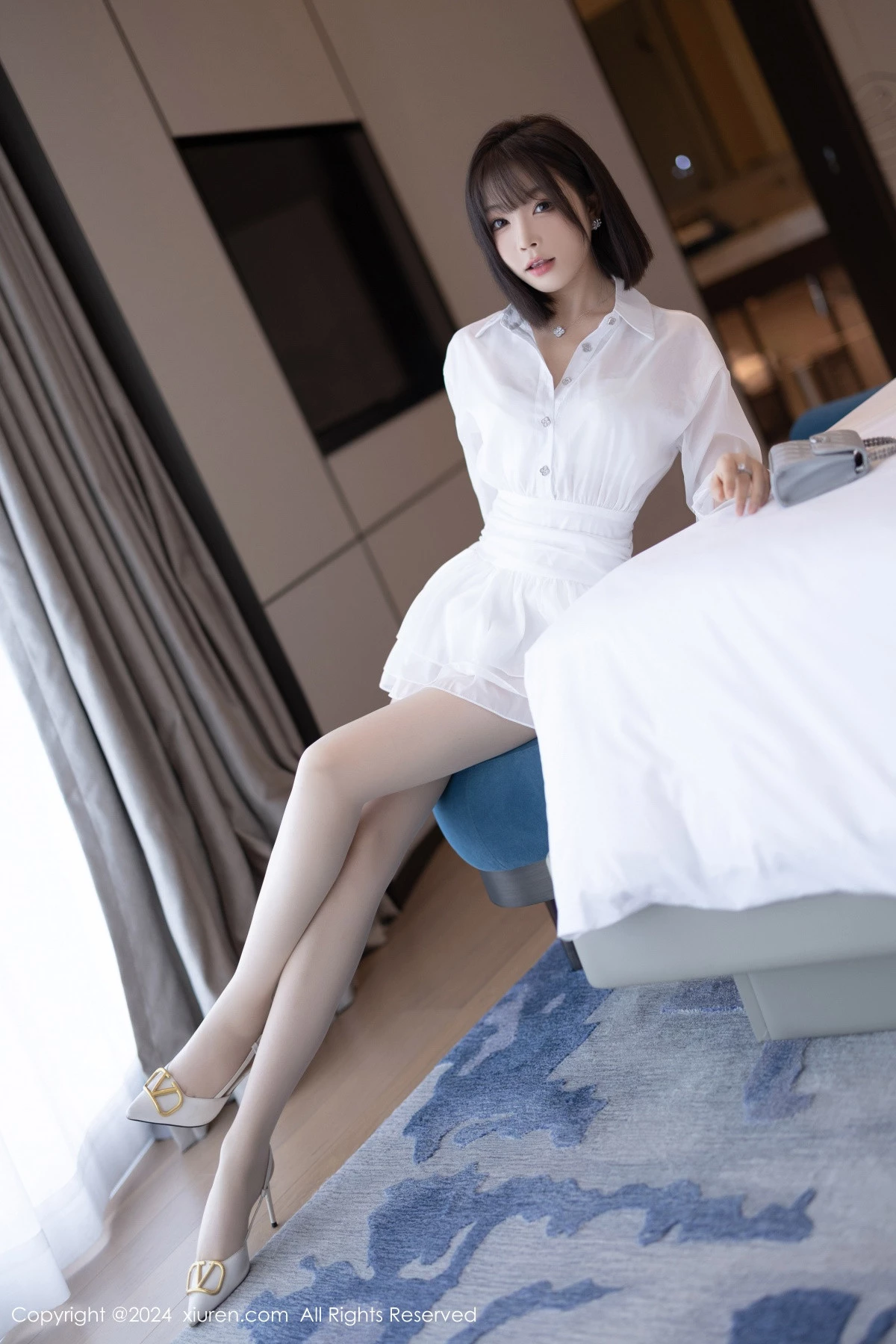 [XiuRen秀人网] 2024.08.15 No.9020 徐莉芝Booty 丝袜美腿 [94P] NO.7