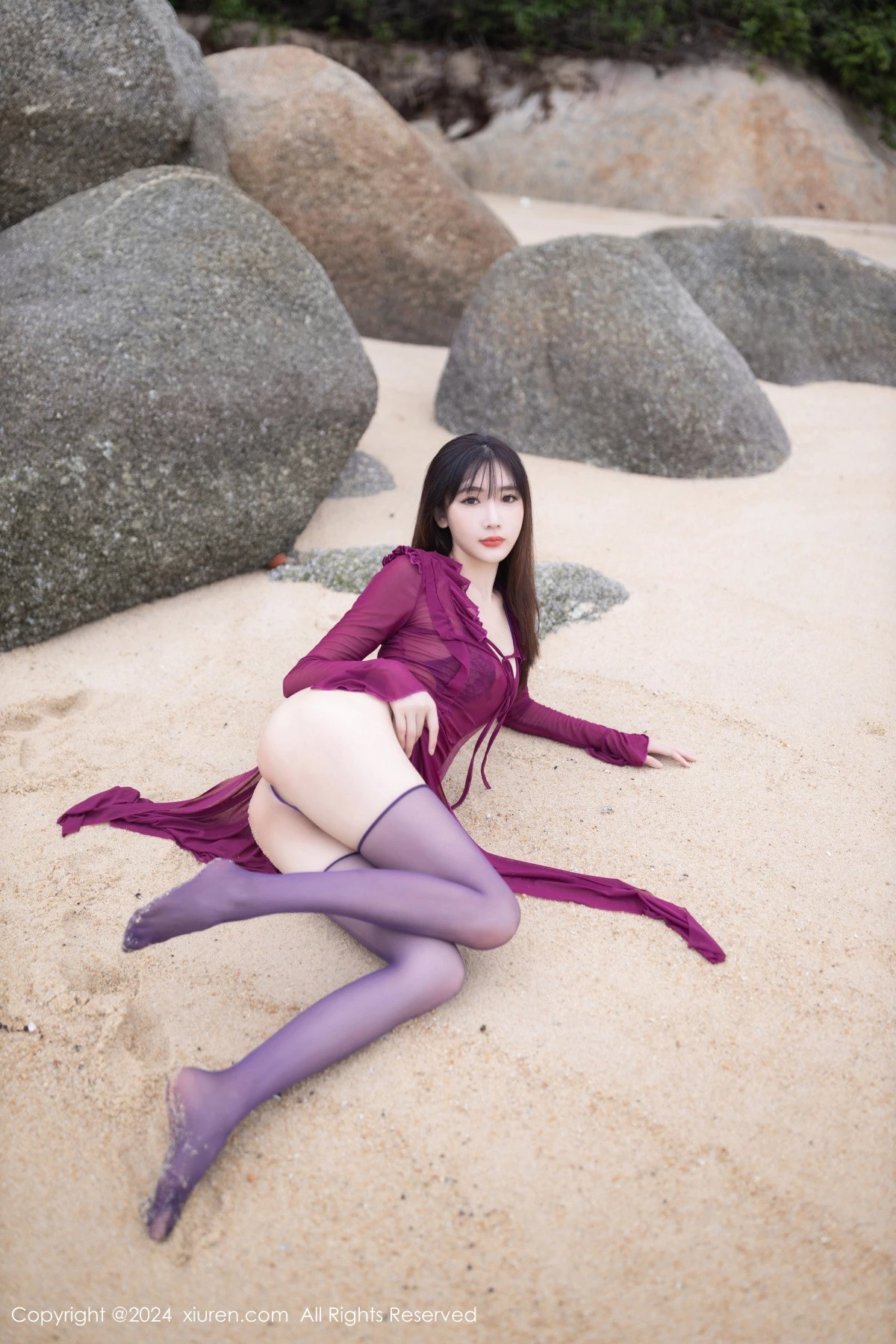 [XiuRen秀人网] 2024.08.15 No.9021 陆萱萱 丝袜美腿 [78P] NO.11